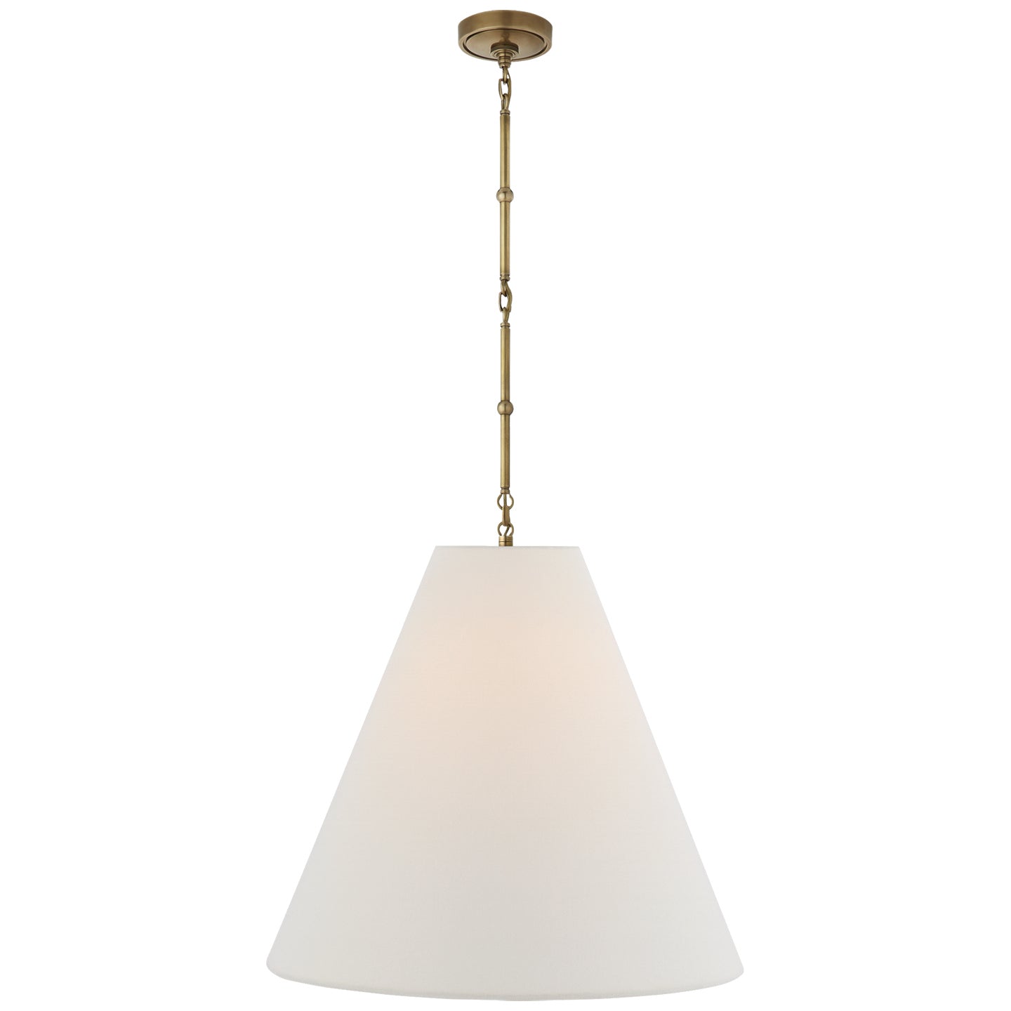 Visual Comfort Signature - TOB 5014HAB-L - Two Light Hanging Lantern - Goodman - Hand-Rubbed Antique Brass