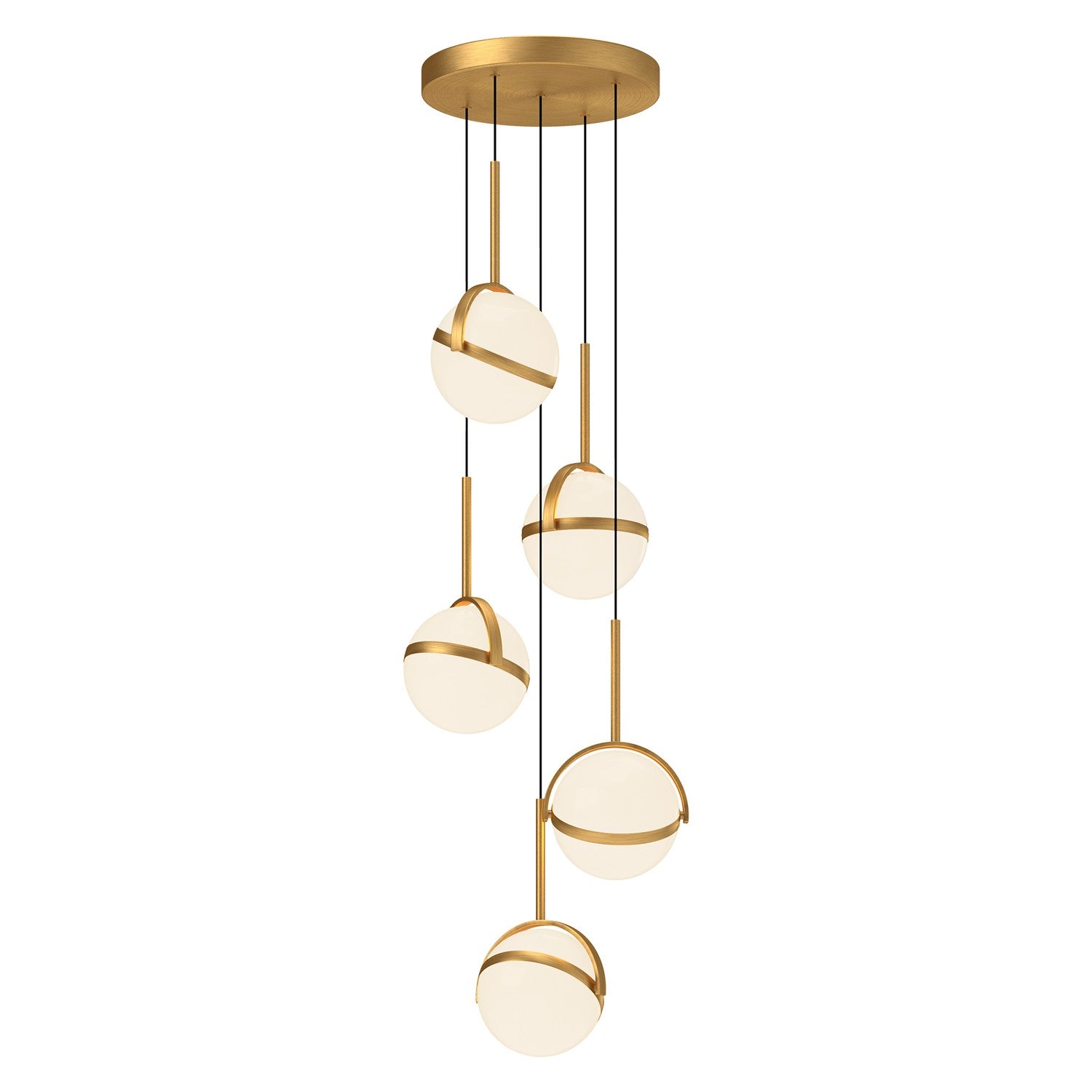 Alora - MP301005BG - LED Pendant - Globo - Brushed Gold