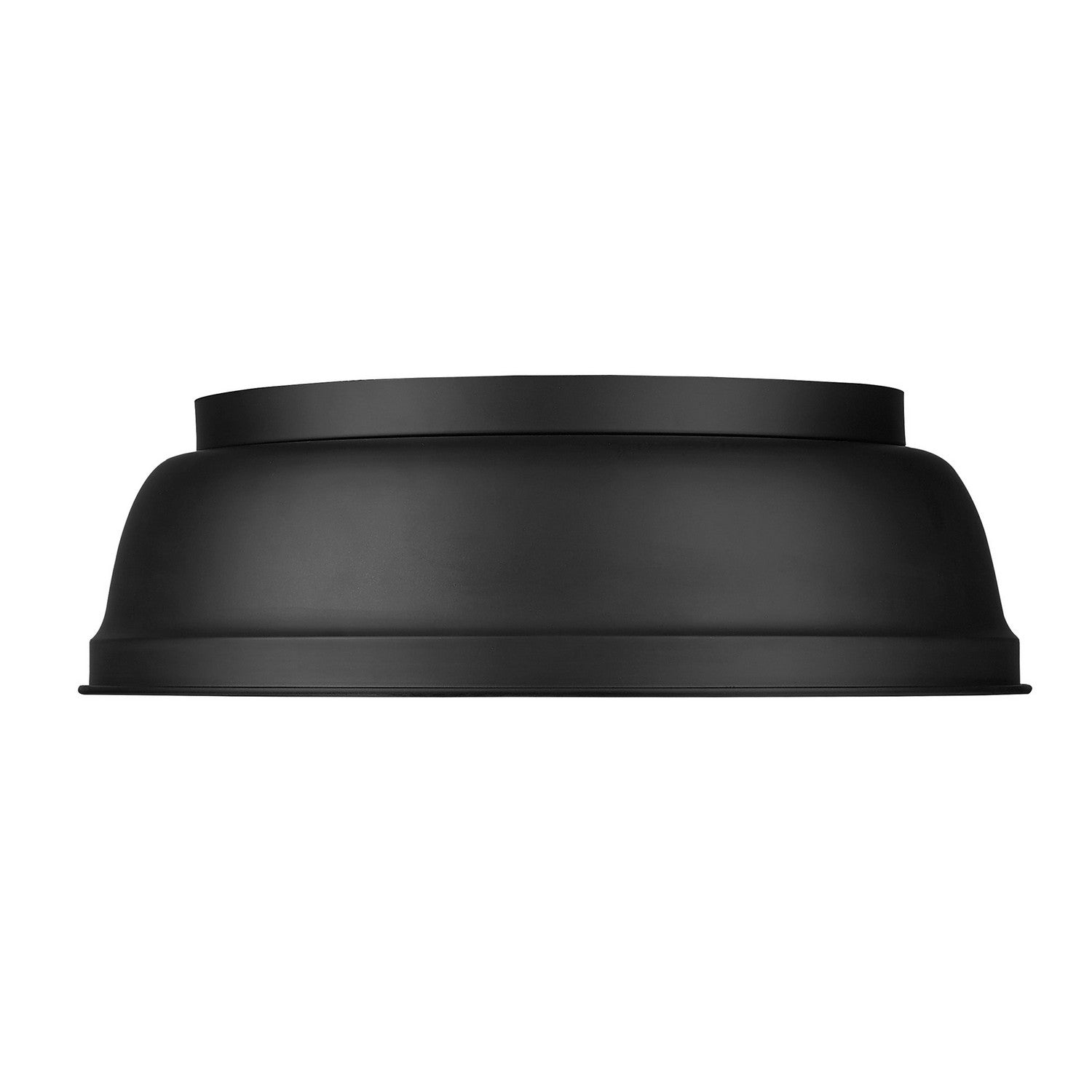 Golden - 7313-FM BLK - Two Light Flush Mount - Rebel - Matte Black