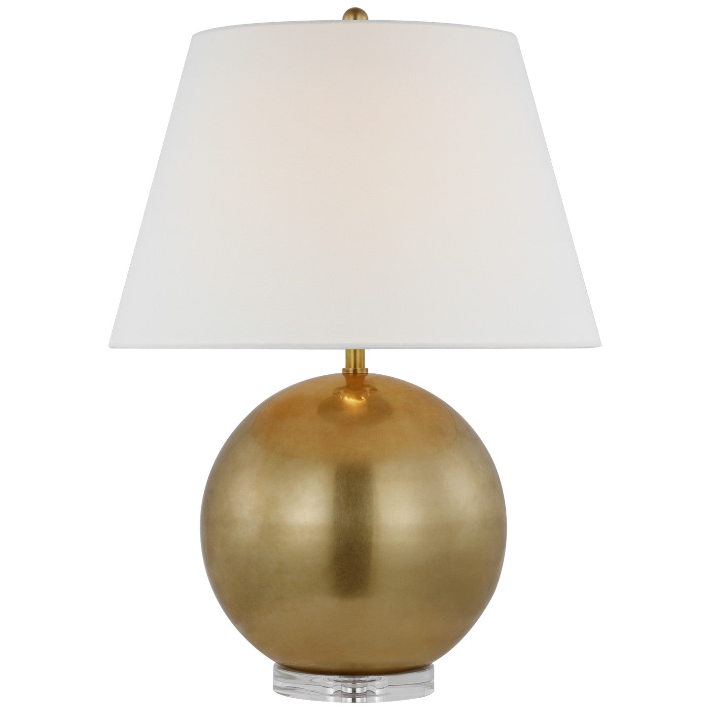 Visual Comfort Signature - CHA 8215AB-L - LED Table Lamp - Balos - Antique-Burnished Brass and Clear Glass
