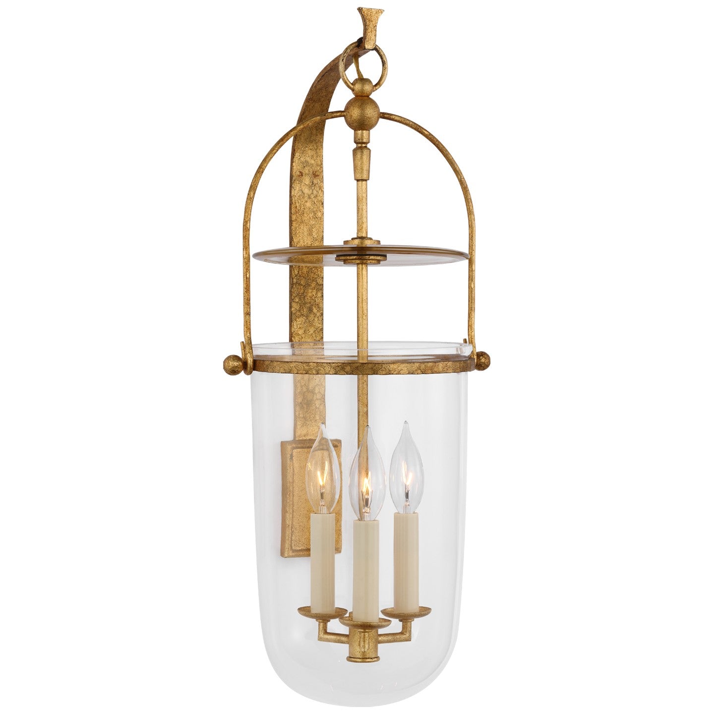 Visual Comfort Signature - CHD 2270GI-CG - Three Light Wall Mount - Lorford - Gilded Iron