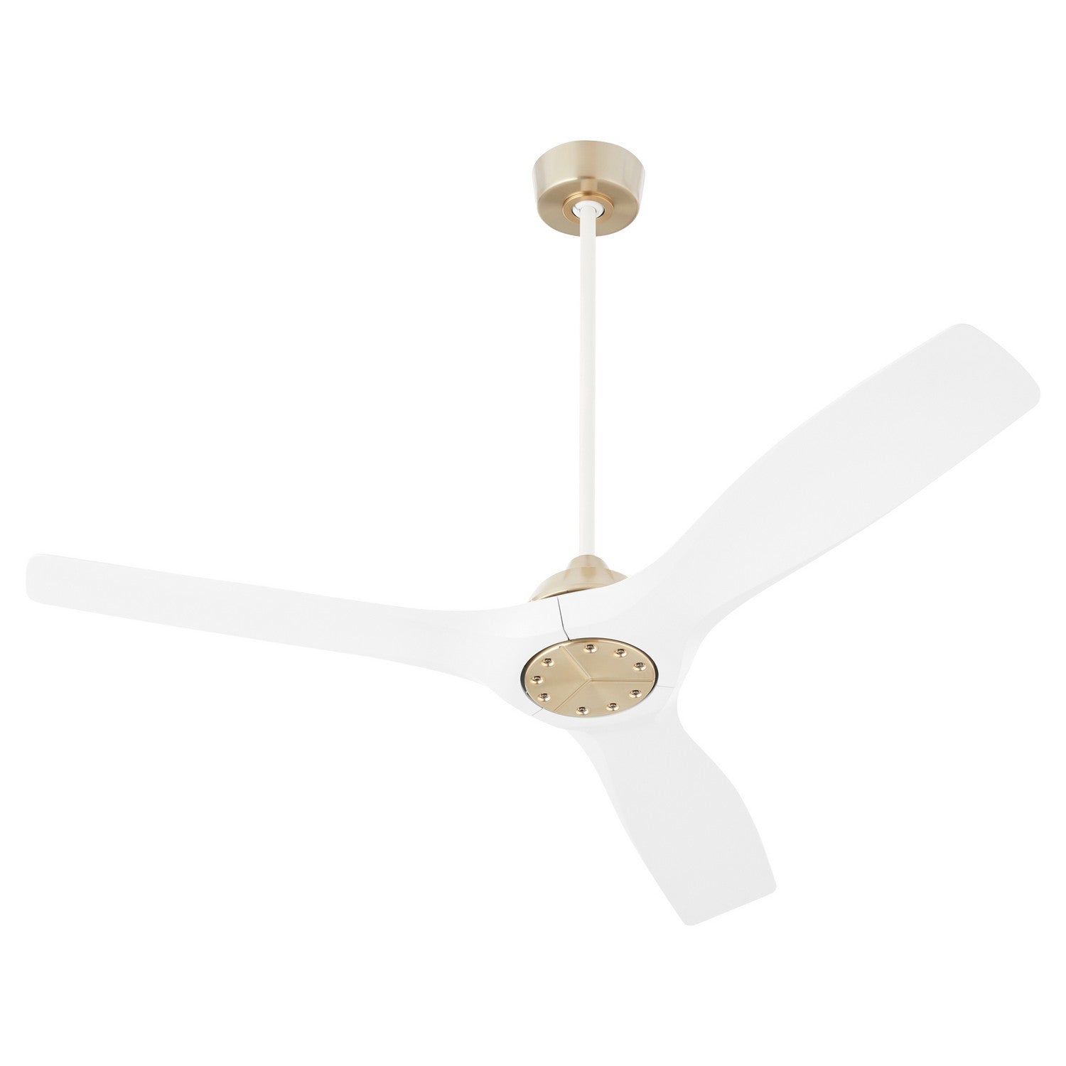 Oxygen - 3-118-640 - 52" Ceiling Fan - Avalon - Aged Brass / White