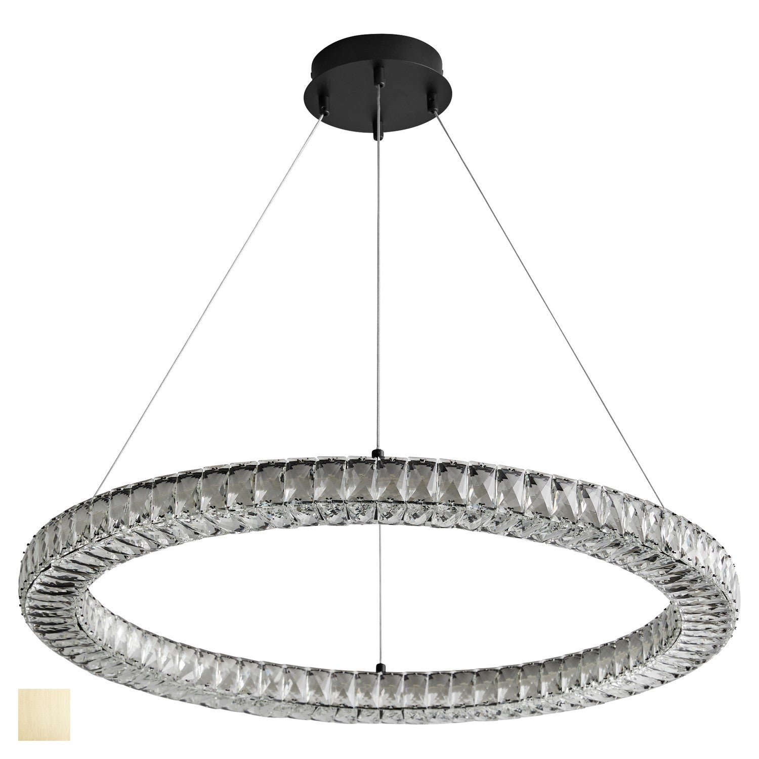 Oxygen - 3-875-40 - LED Pendant - Elan - Aged Brass