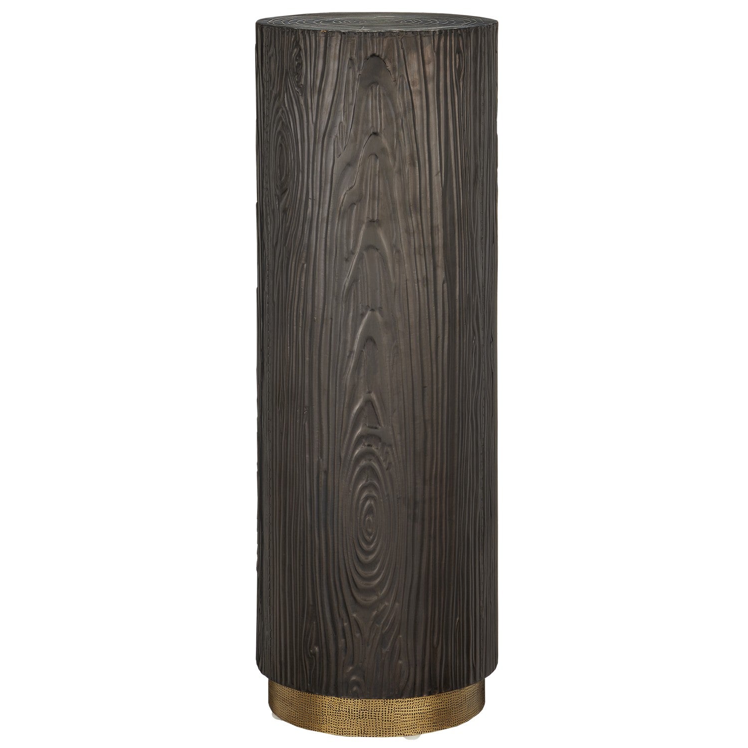 Pedestal from the Terra collection in Bronze/Brass finish