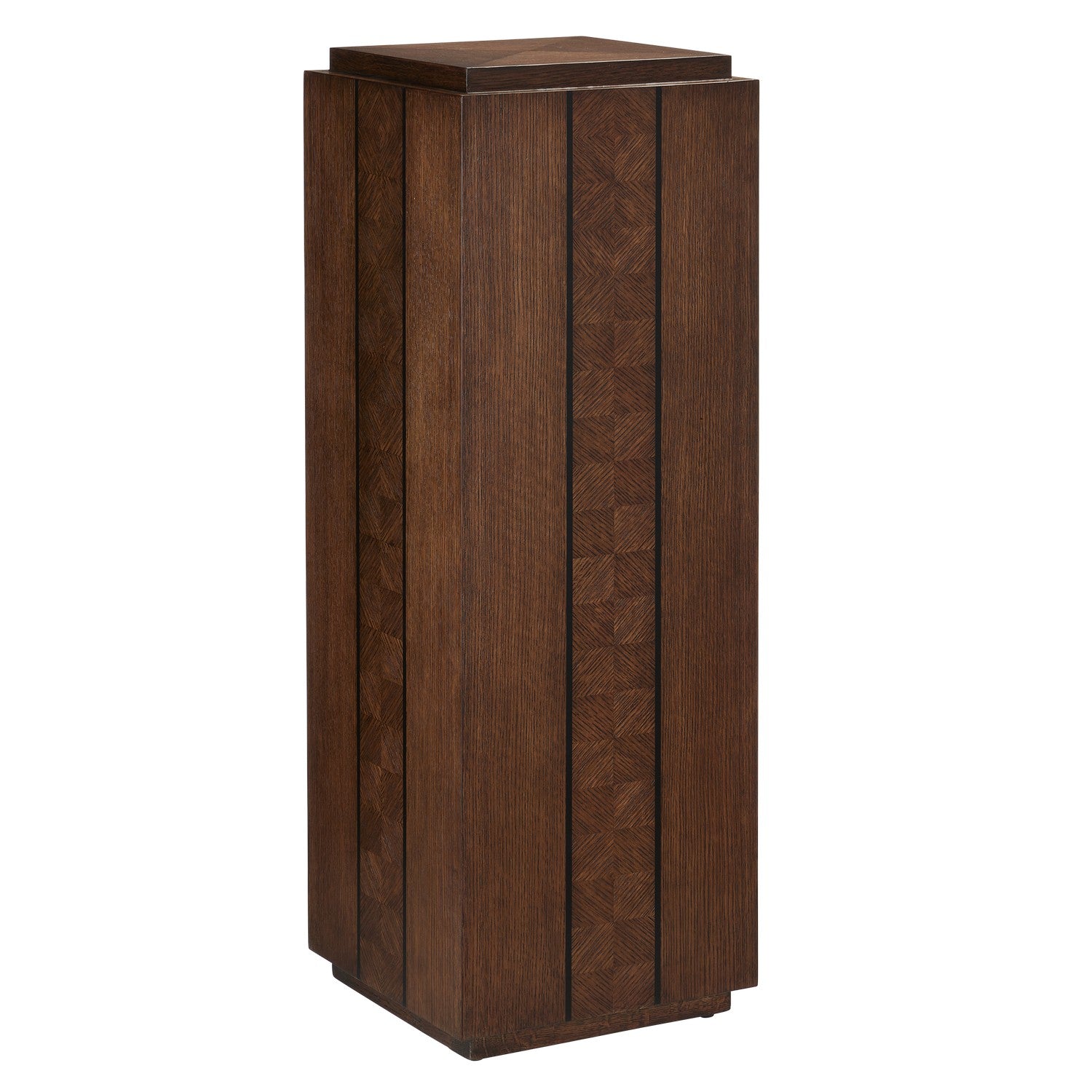 Pedestal from the Dorian collection in Kona/Black finish