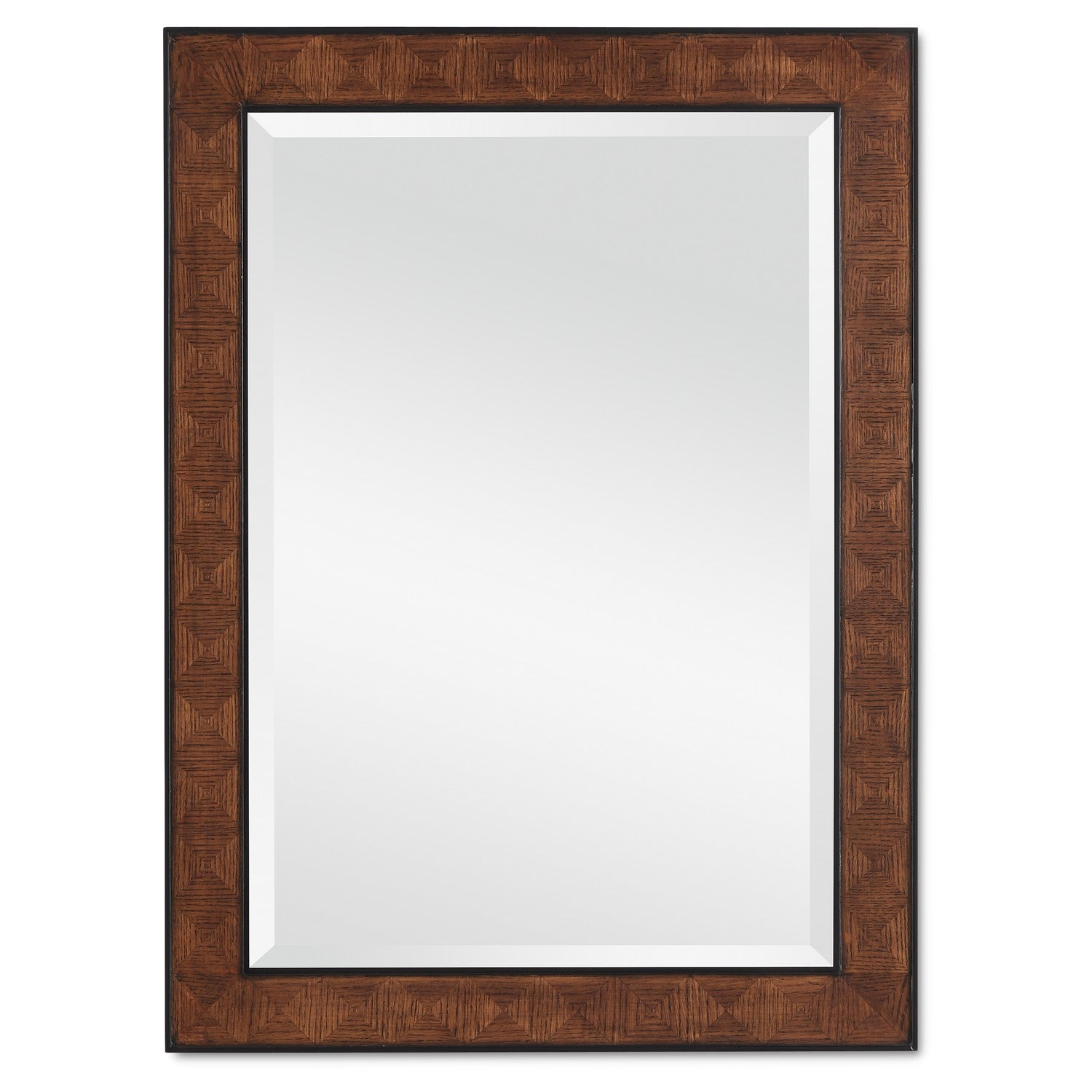 Mirror from the Dorian collection in Kona/Black/Mirror finish