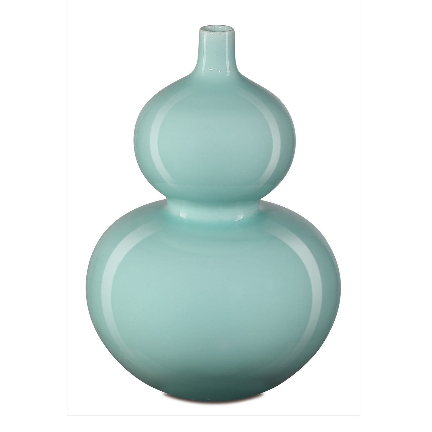 Vase from the Celadon collection in Celadon Green finish