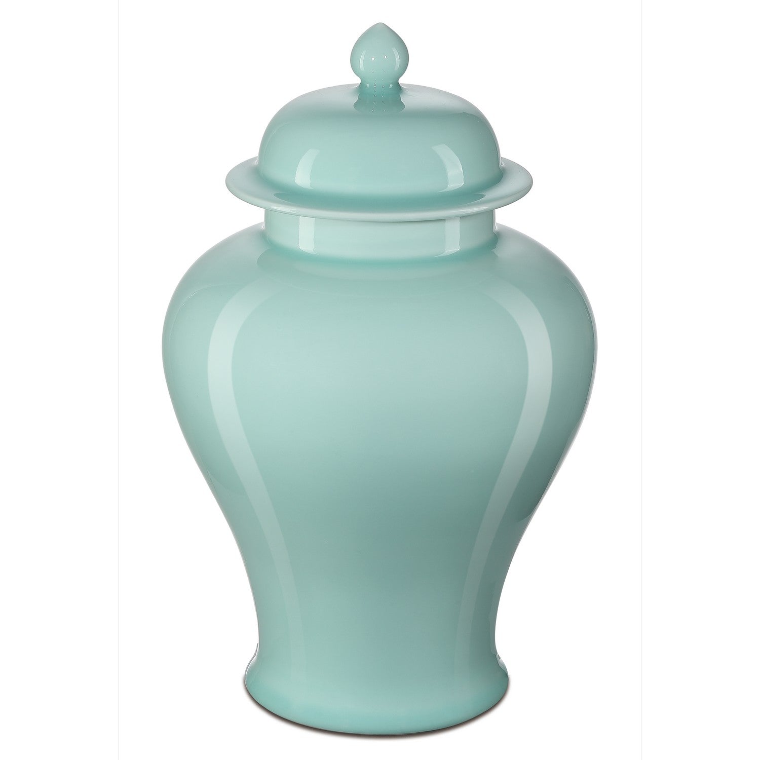 Jar from the Celadon collection in Celadon Green finish