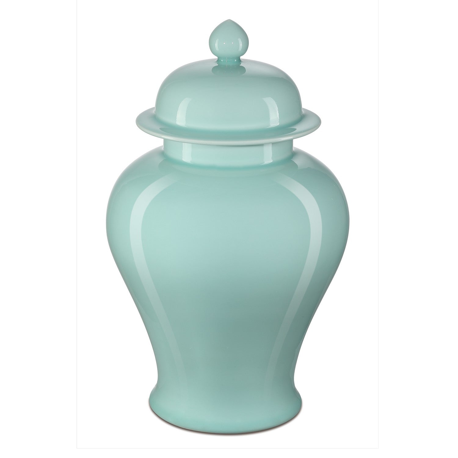 Jar from the Celadon collection in Celadon Green finish