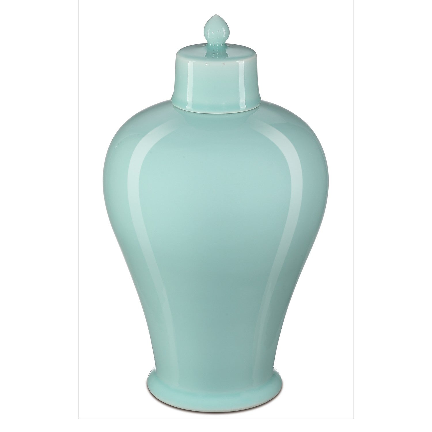 Jar from the Celadon collection in Celadon Green finish