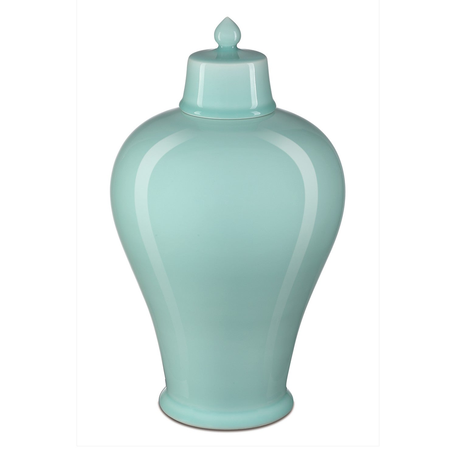 Jar from the Celadon collection in Celadon Green finish