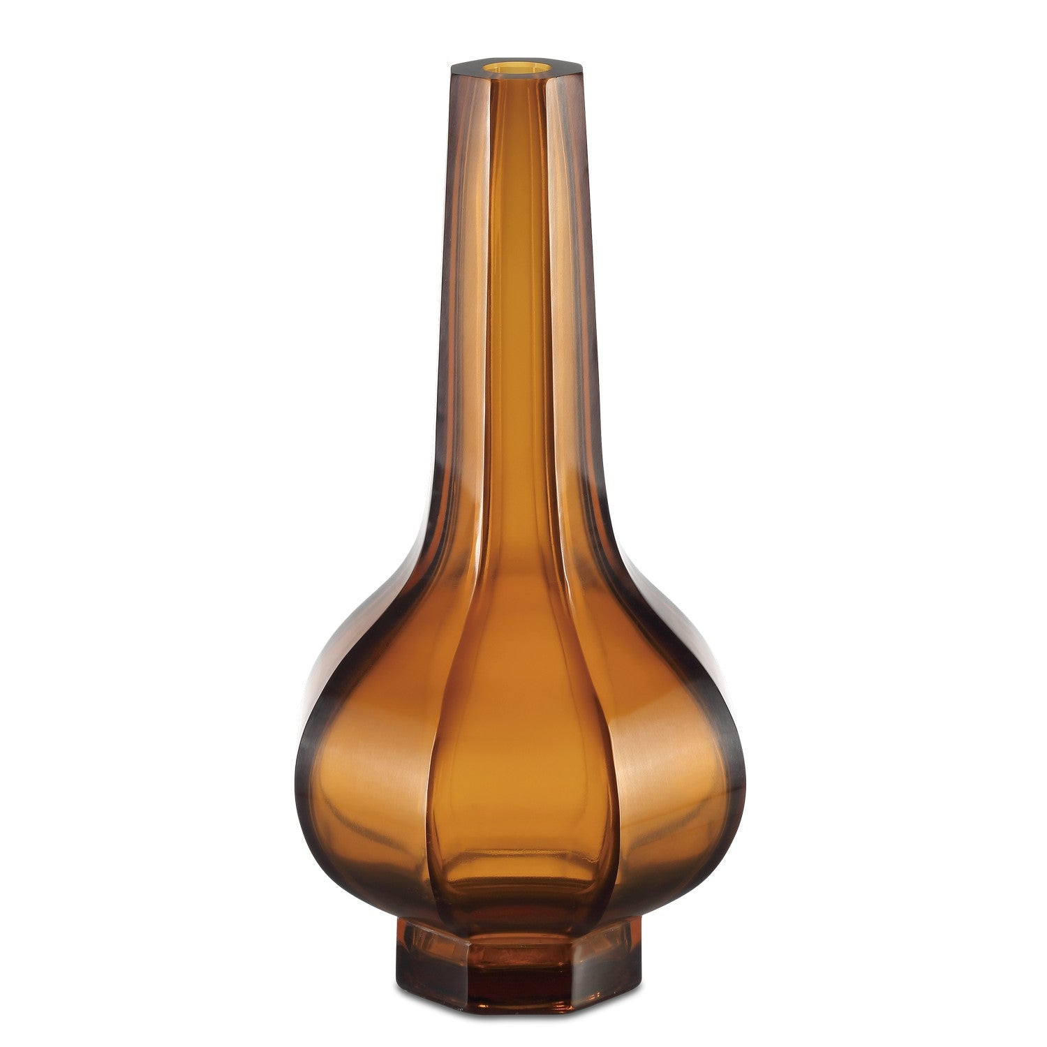 Vase in Amber finish