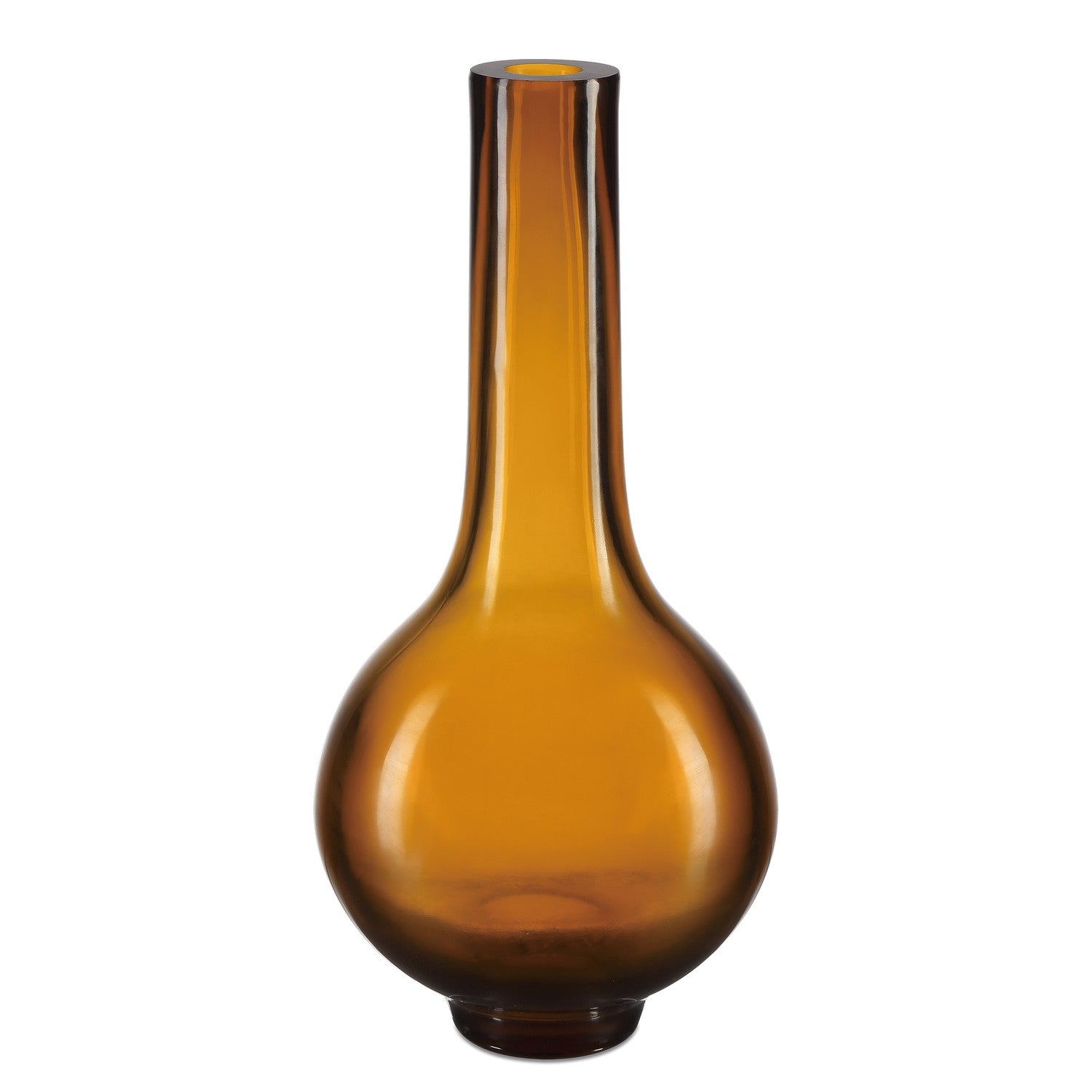 Vase in Amber finish