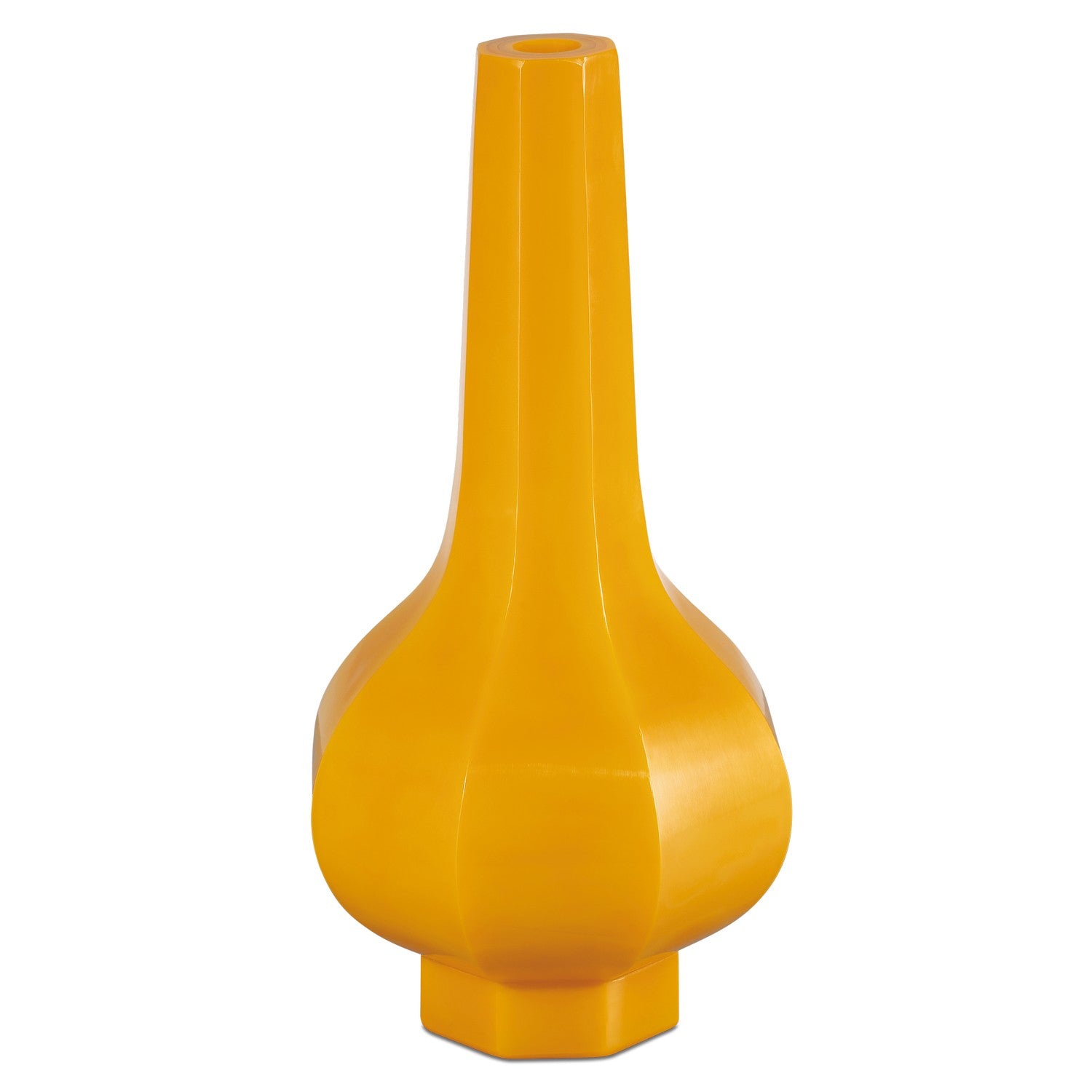 Vase from the Imperial collection in Imperial Yellow finish