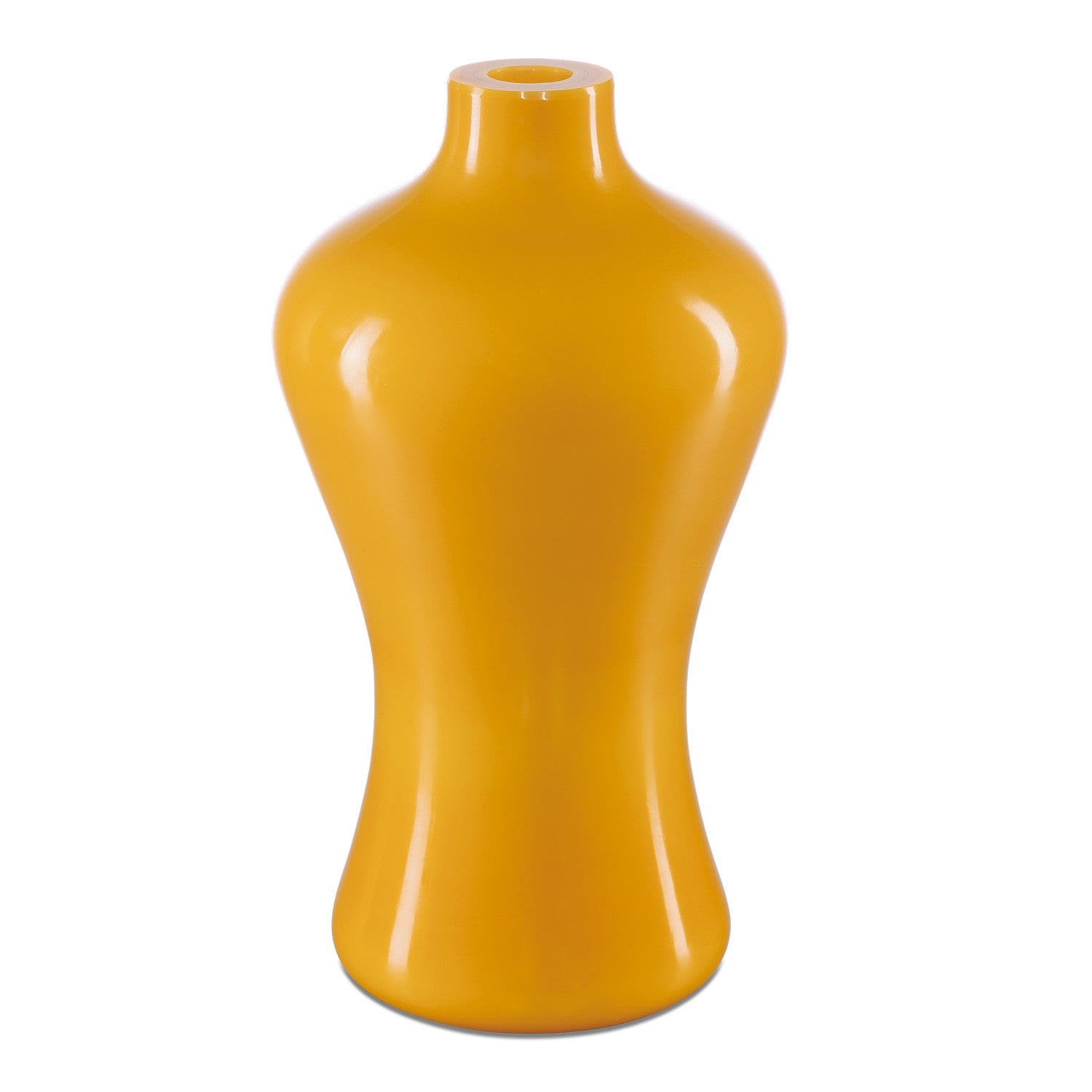 Vase from the Imperial collection in Imperial Yellow finish