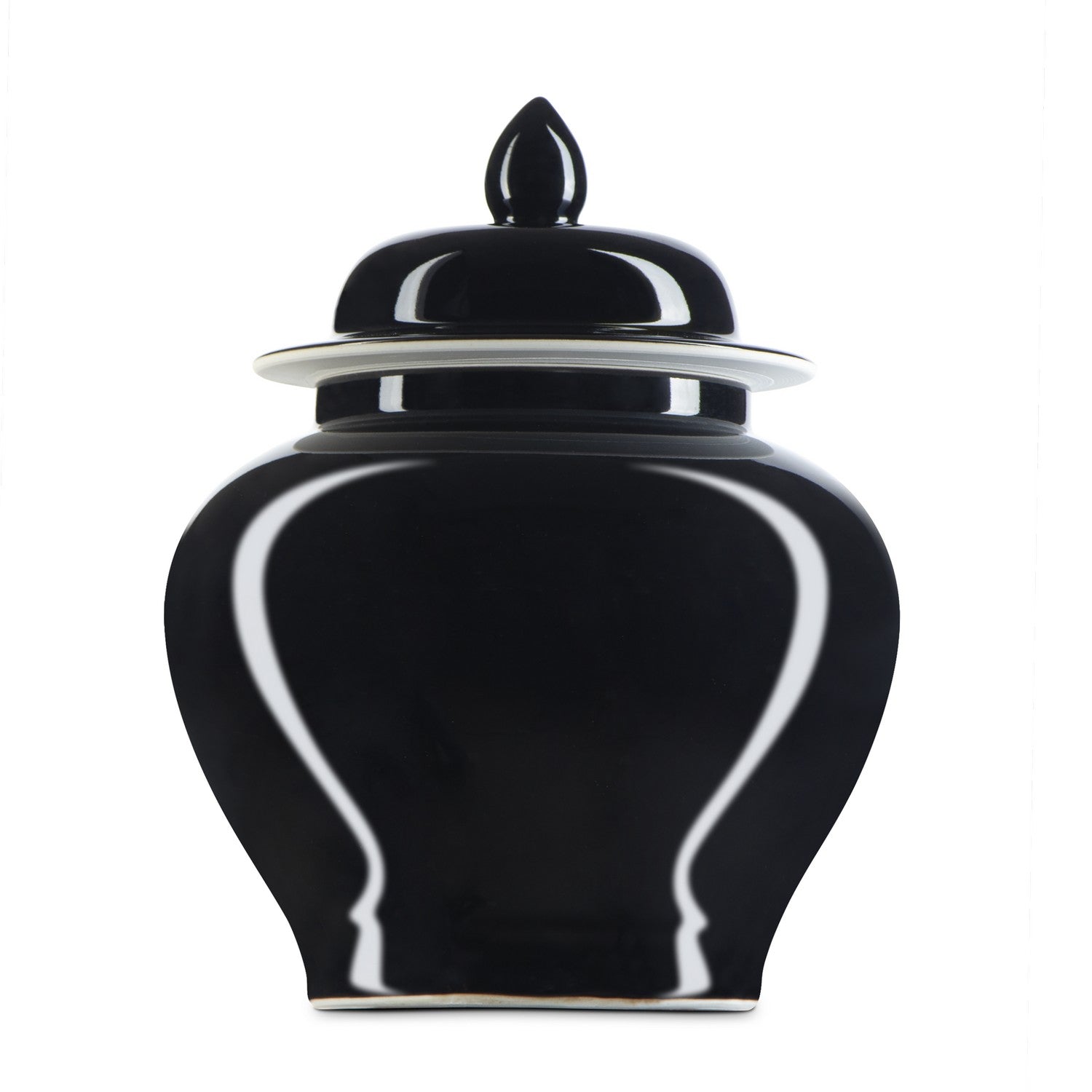 Jar from the Imperial collection in Imperial Black finish