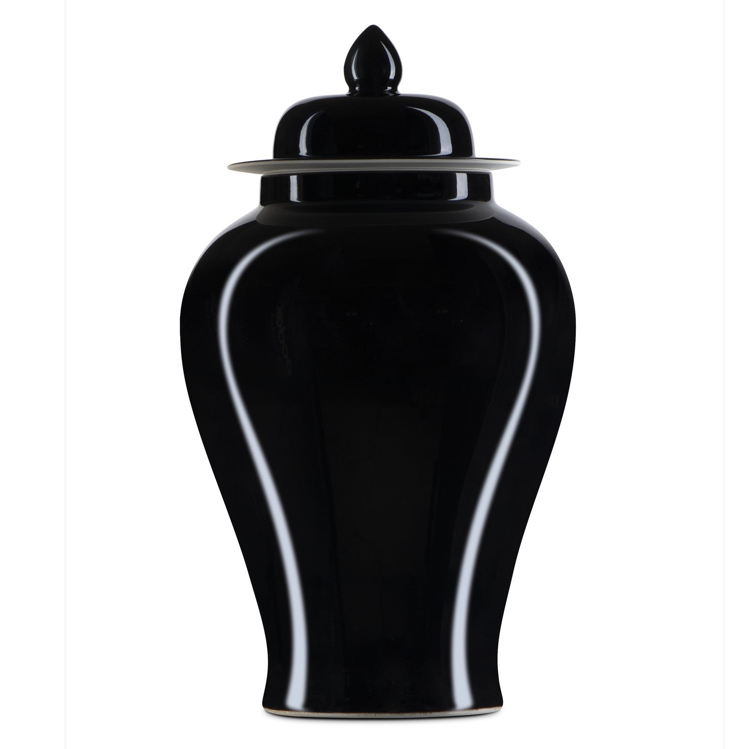 Jar from the Imperial collection in Imperial Black finish