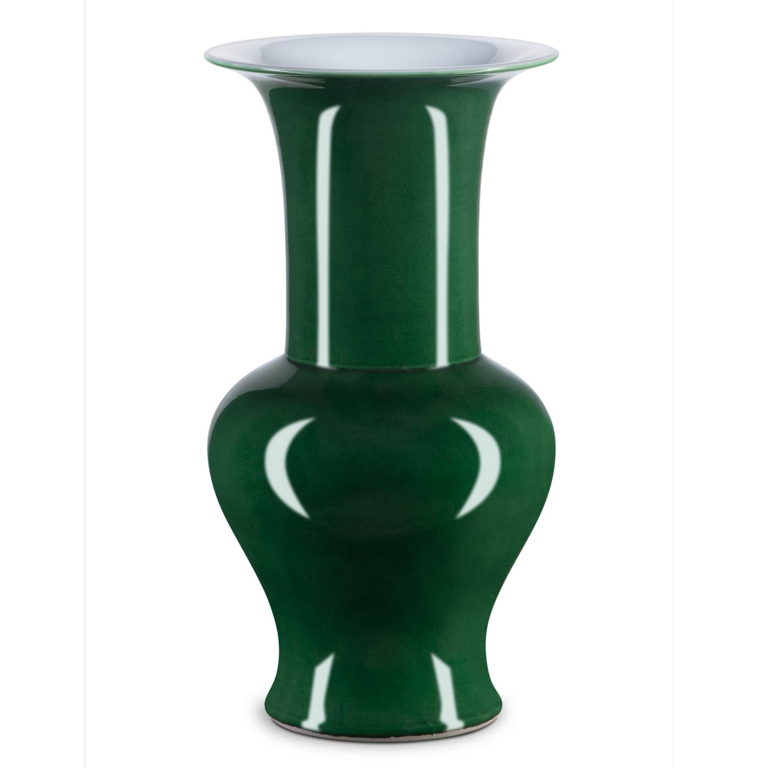 Vase from the Imperial collection in Imperial Green finish