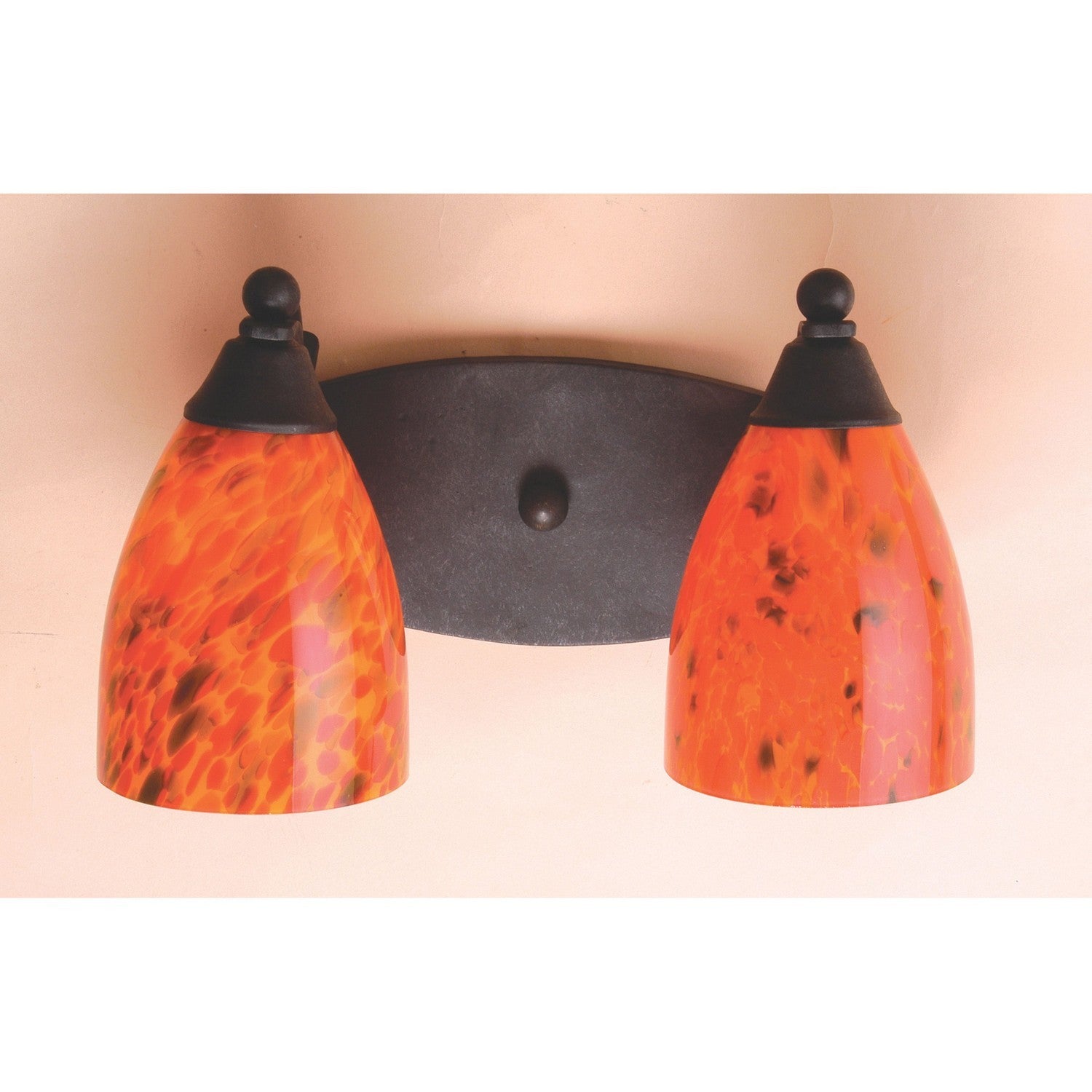 ELK Home - 411-2FR - Two Light Vanity - Classico - Dark Rust