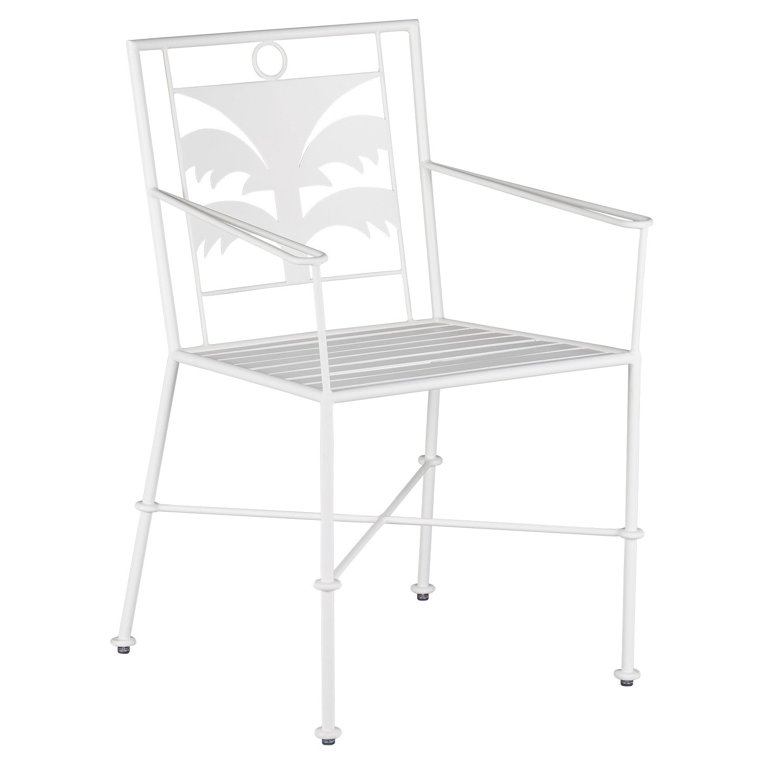 Armchair from the Marjorie Skouras collection in Gesso White finish