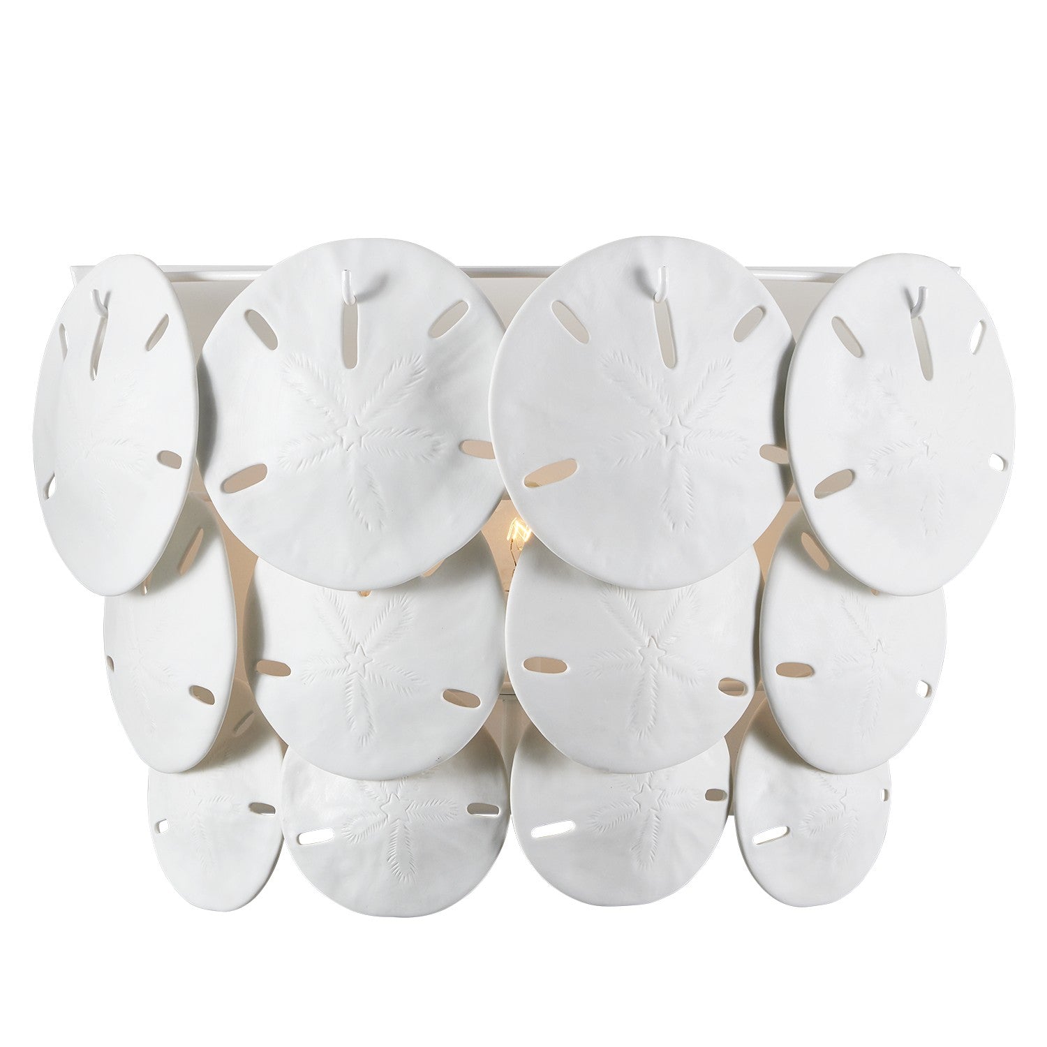 Three Light Wall Sconce from the Marjorie Skouras collection in Sugar White/White finish