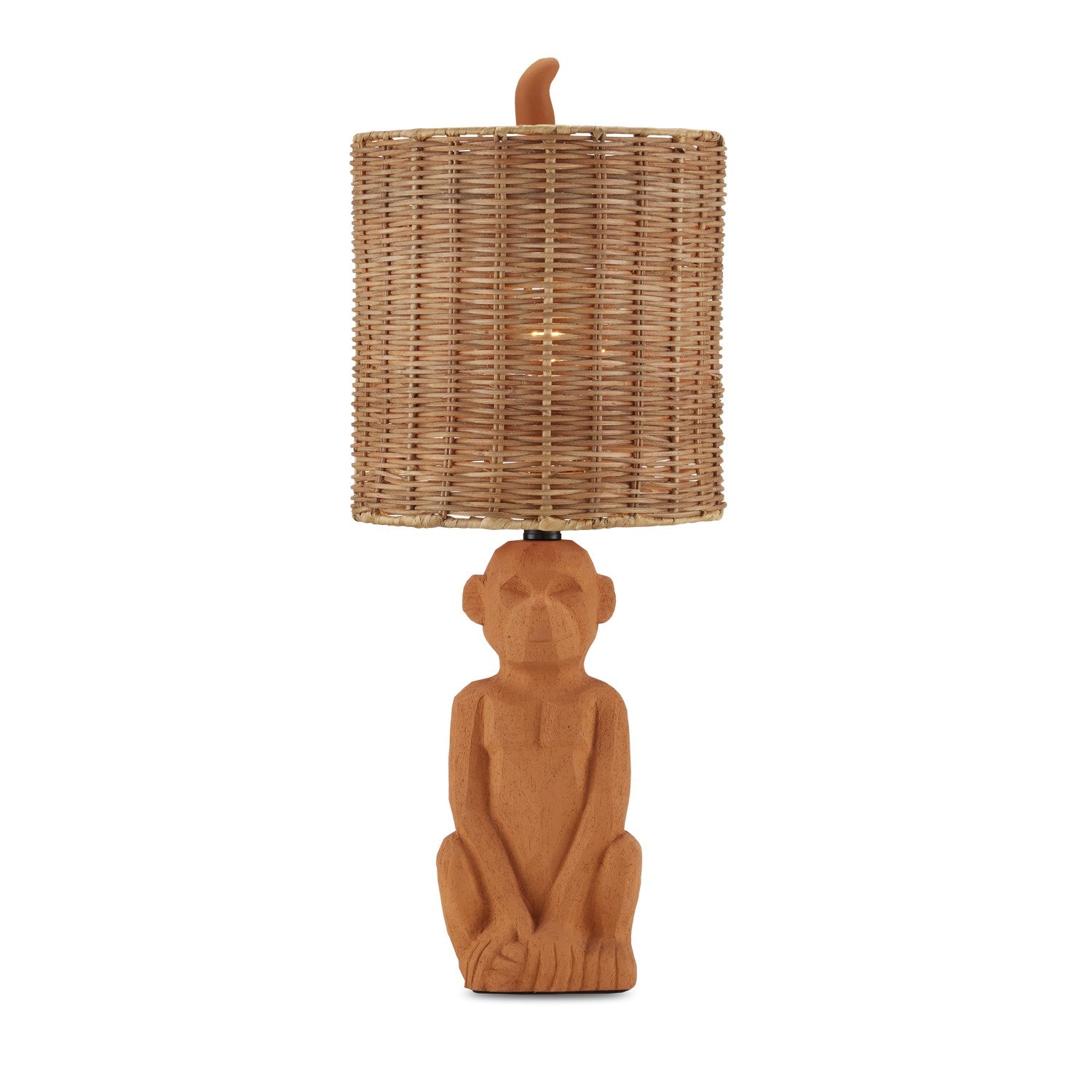 One Light Table Lamp from the King Louie collection in Terracotta finish