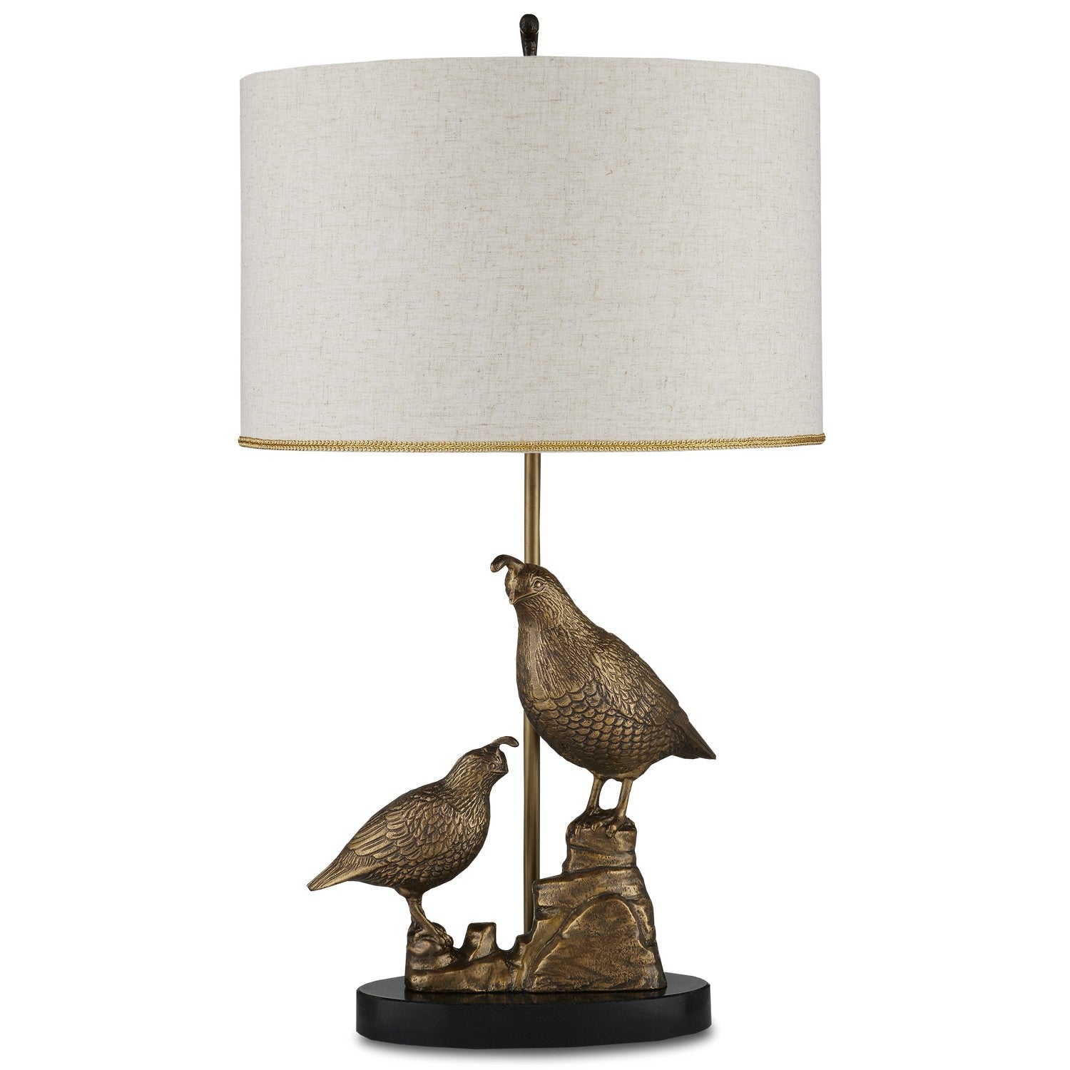 One Light Table Lamp from the Marjorie Skouras collection in Antique Brass/Black finish