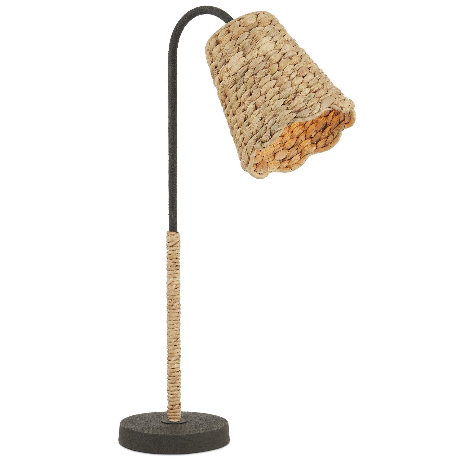 One Light Table Lamp from the Suzanne Duin collection in Natural/Molé Black finish