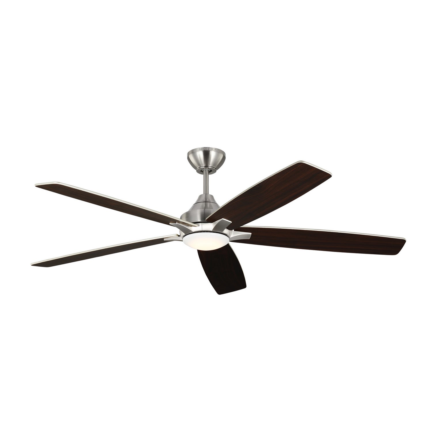 Generation Lighting. - 5LWDSM60BSD - 60" Ceiling Fan - Lowden - Brushed Steel