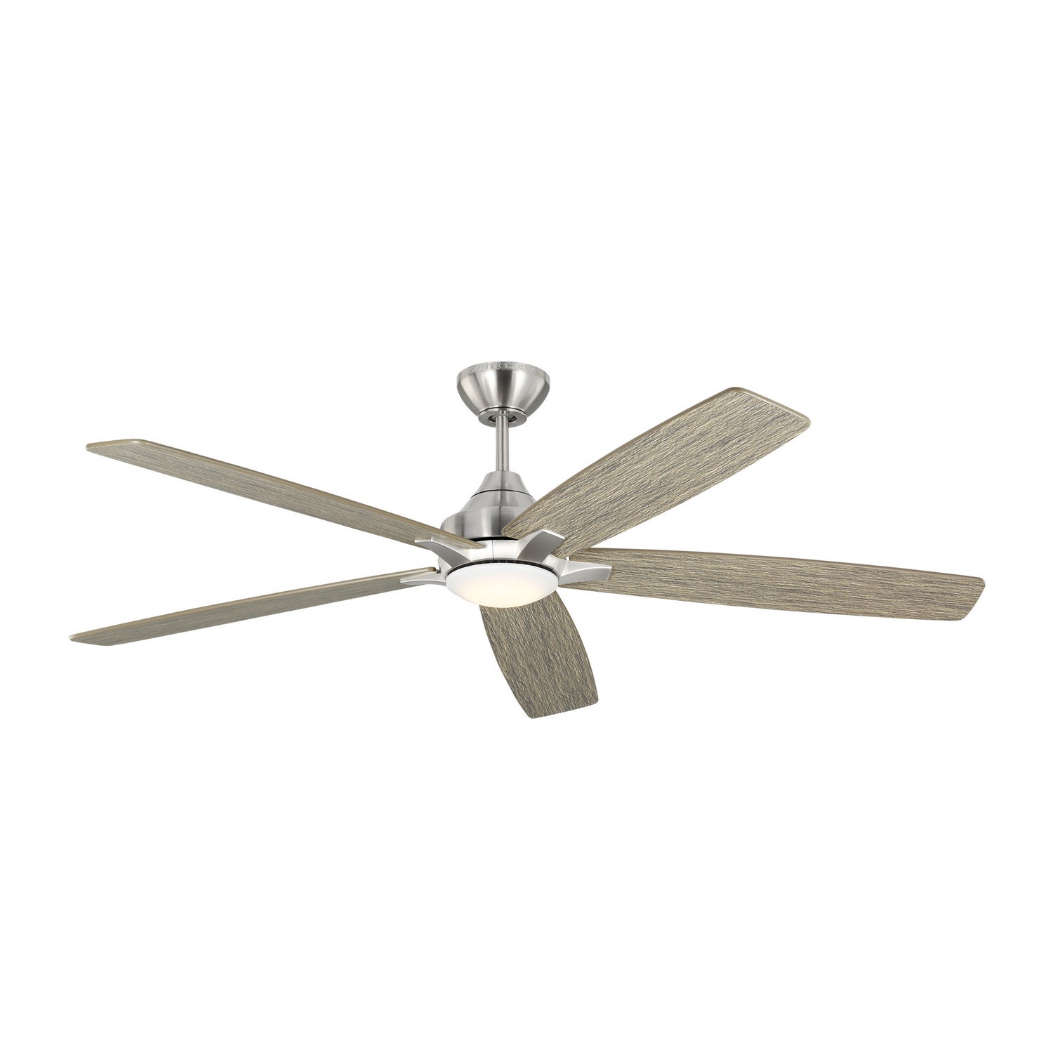 Generation Lighting. - 5LWDSM60BSLGD - 60" Ceiling Fan - Lowden - Brushed Steel