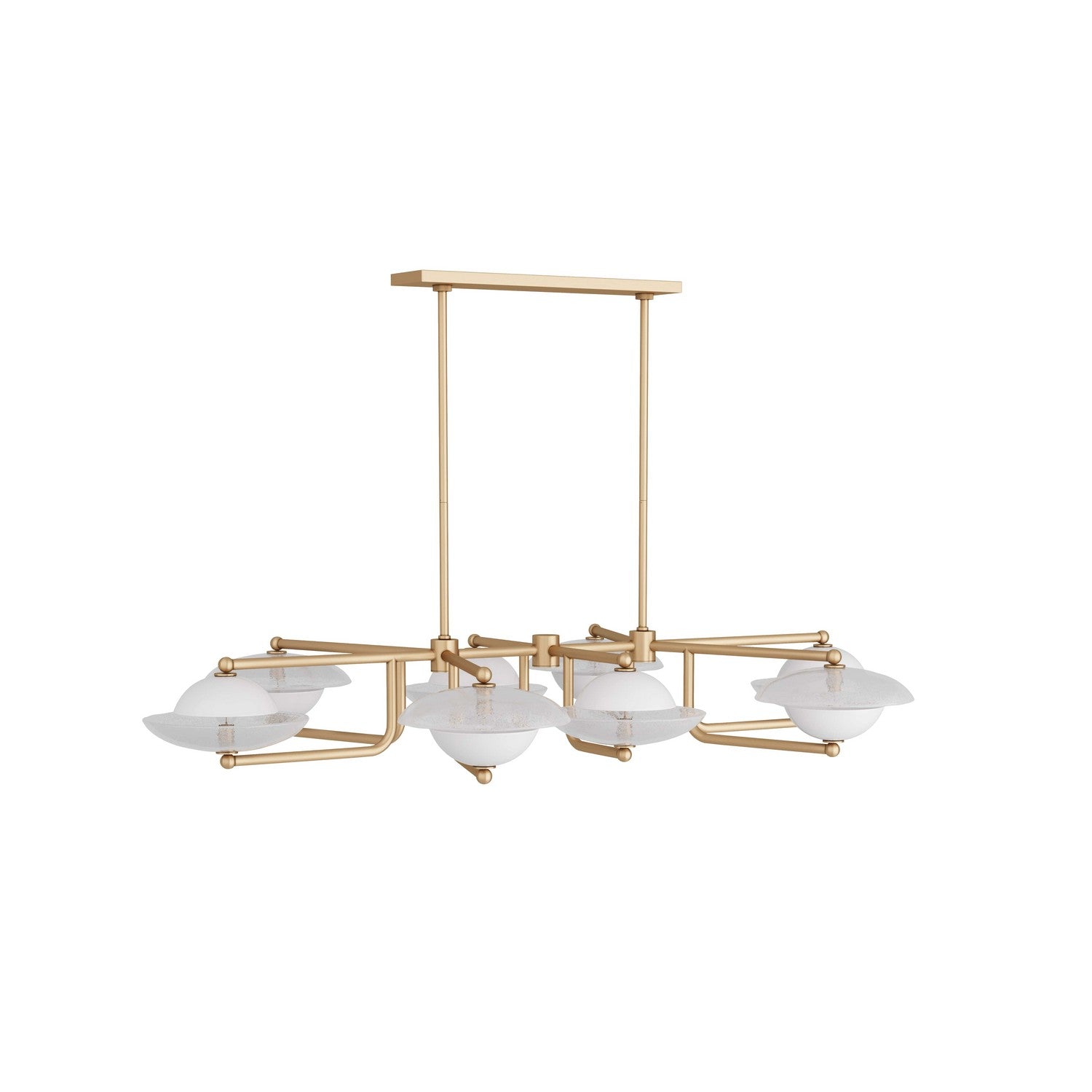 Arteriors - DLC07 - Eight Light Chandelier - Towne - Clear Seedy