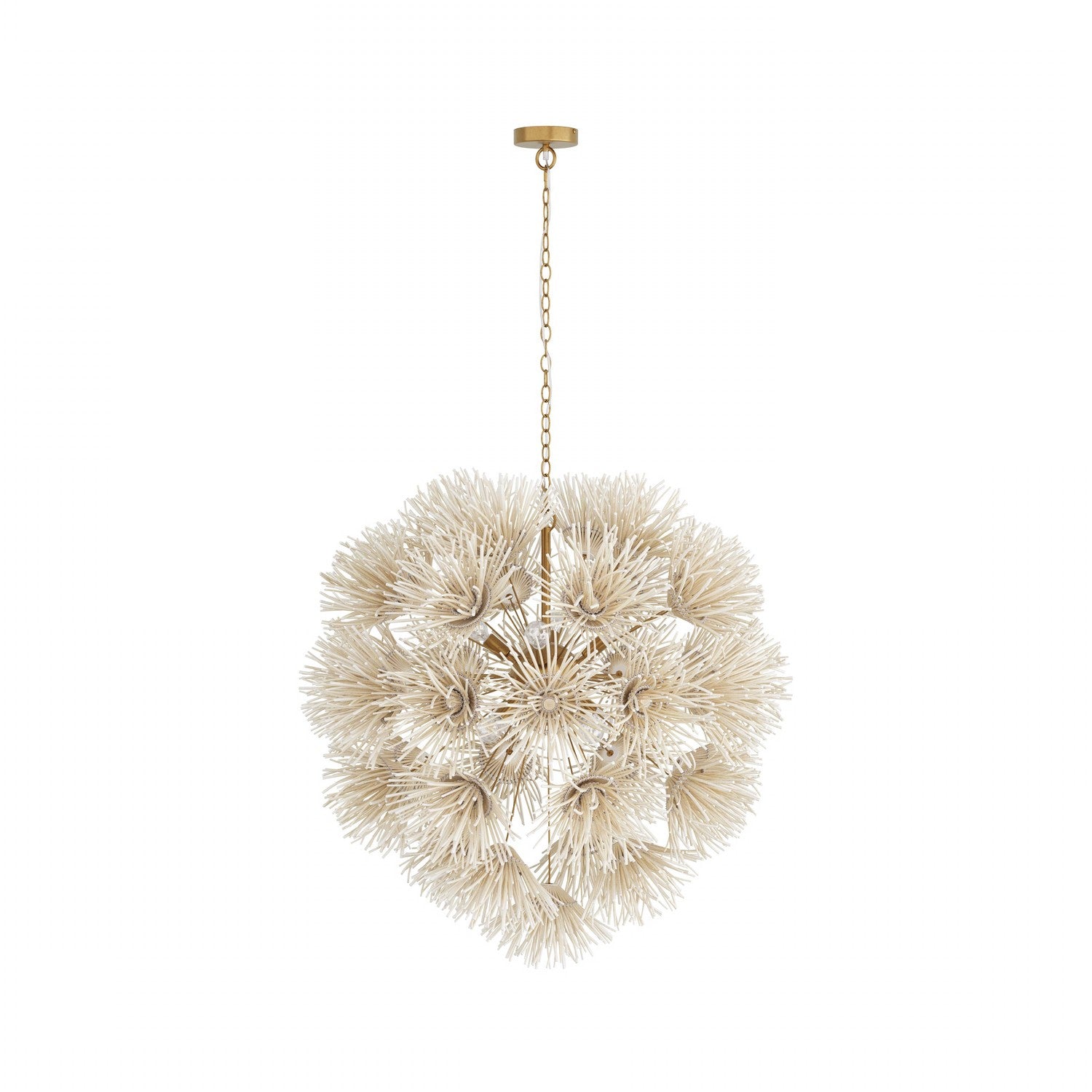 Eight Light Chandelier from the Winona collection in Ivory finish