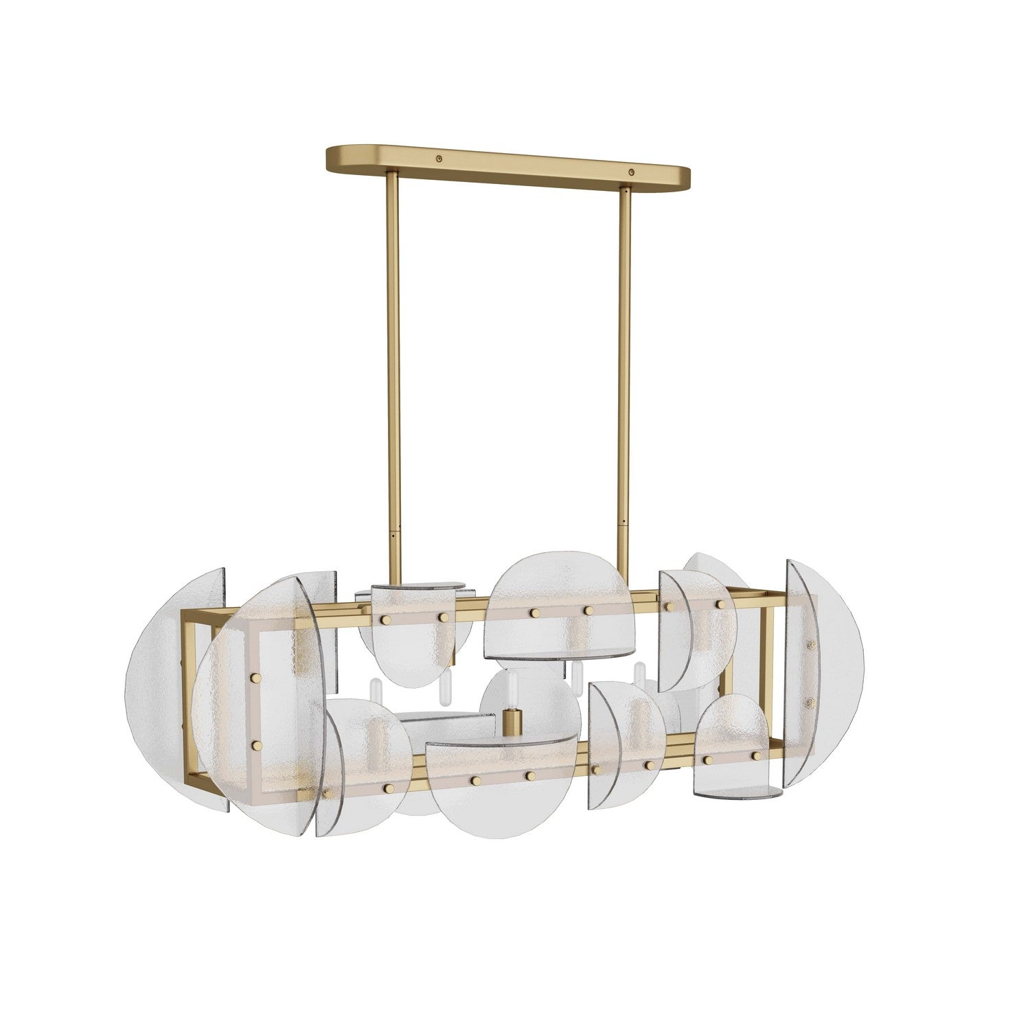 Seven Light Chandelier from the Tilley collection in Antique Brass finish