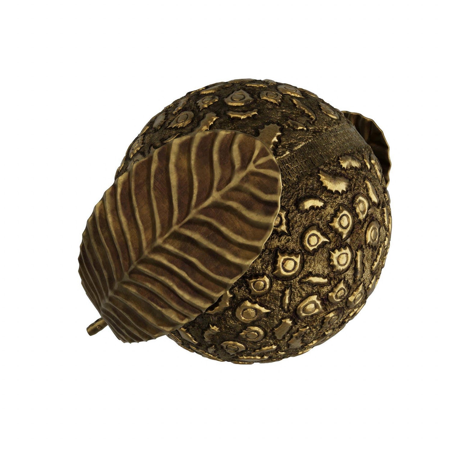 Sculpture from the Yucatan collection in Vintage Brass finish