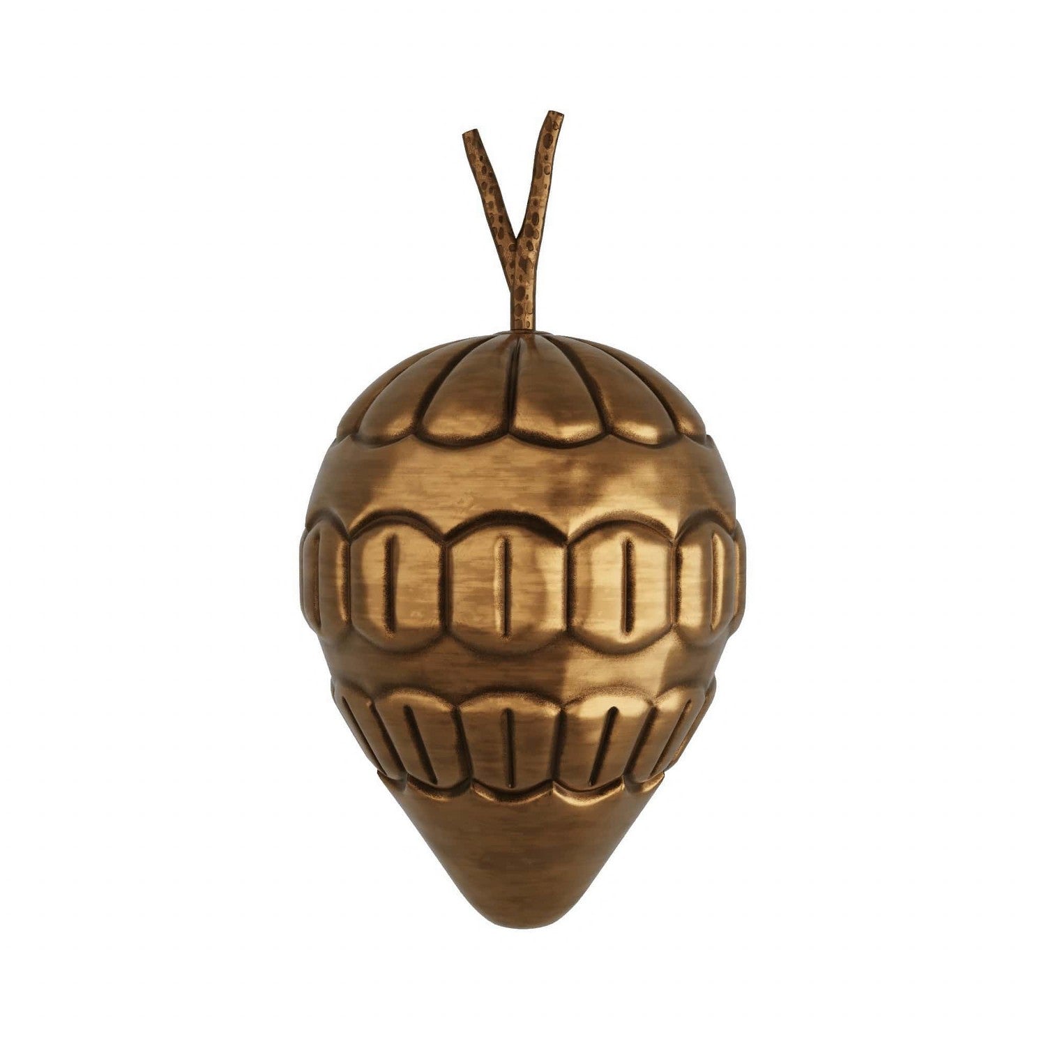 Sculpture from the Soursop collection in Vintage Brass finish