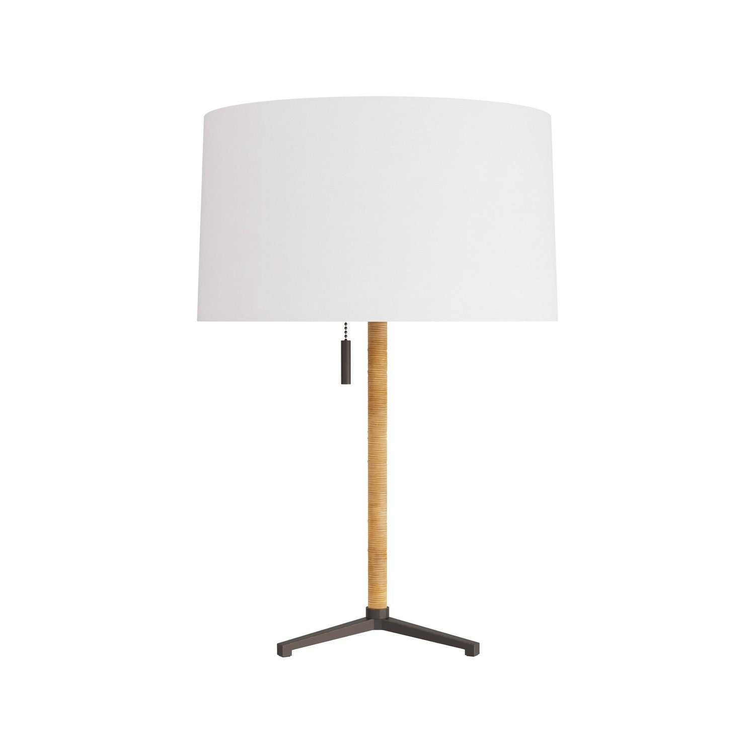 Two Light Table Lamp from the Valerie collection in Natural finish