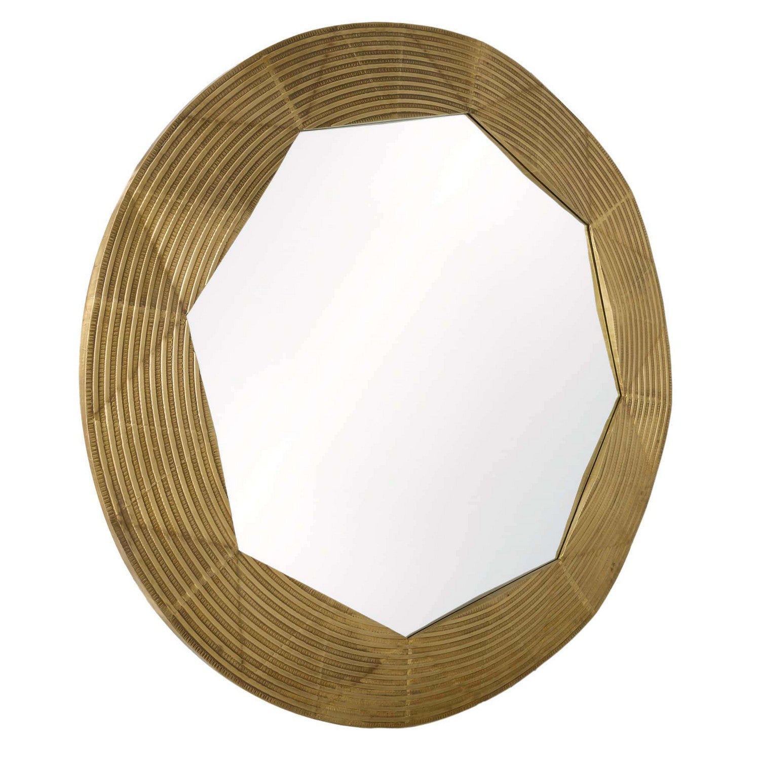 Mirror from the Wilma collection in Antique Brass finish