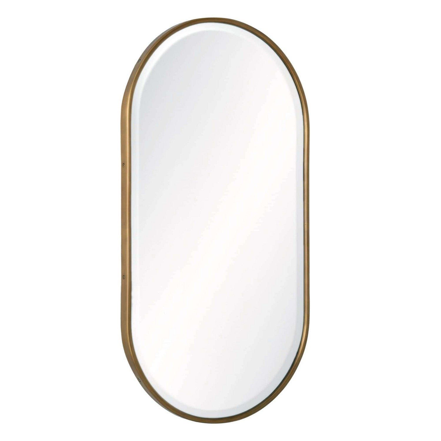 Mirror from the Vaquero collection in Antique Brass finish