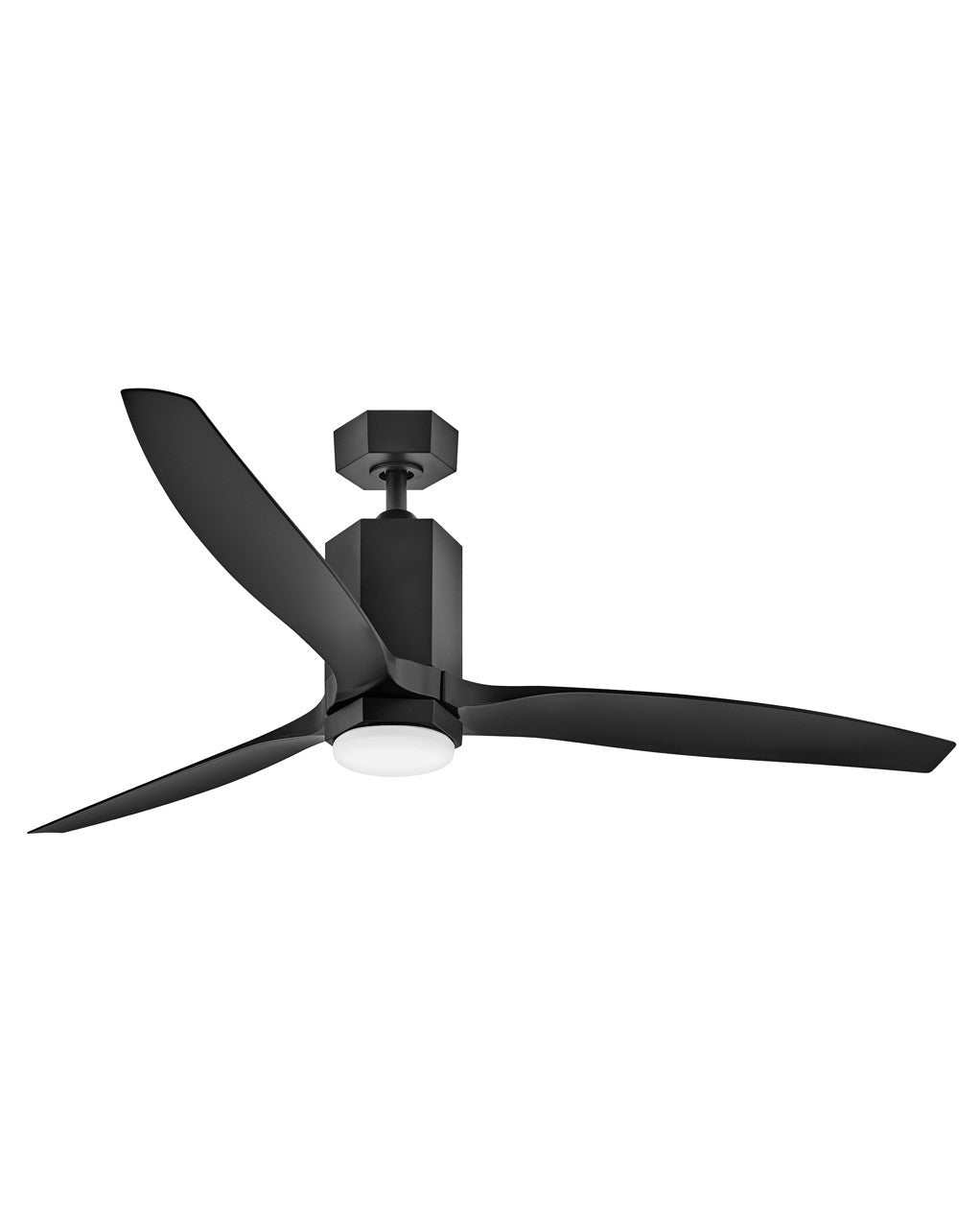 Hinkley - 905860FMB-LDDK - 60" Ceiling Fan - Facet - Matte Black