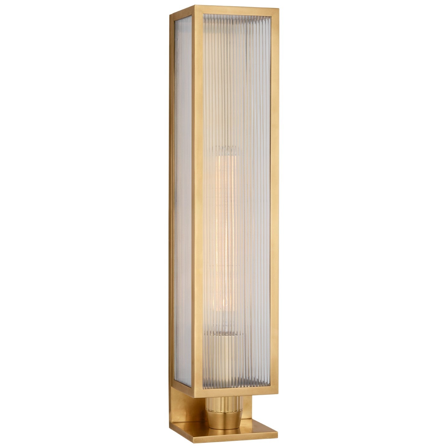 Visual Comfort Signature - BBL 2186SB-CRB - LED Outdoor Wall Sconce - York - Soft Brass