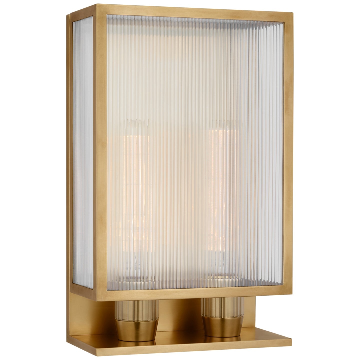 Visual Comfort Signature - BBL 2187SB-CRB - LED Outdoor Wall Sconce - York - Soft Brass