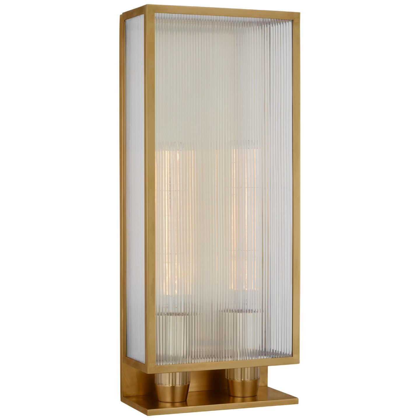 Visual Comfort Signature - BBL 2188SB-CRB - LED Outdoor Wall Sconce - York - Soft Brass