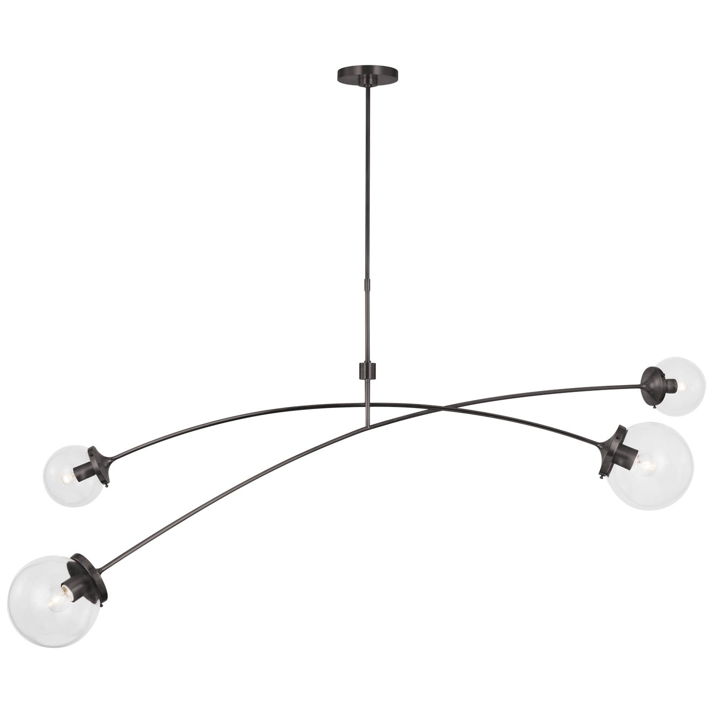 Visual Comfort Signature - KS 5406BZ-CG - LED Chandelier - Prescott - Bronze