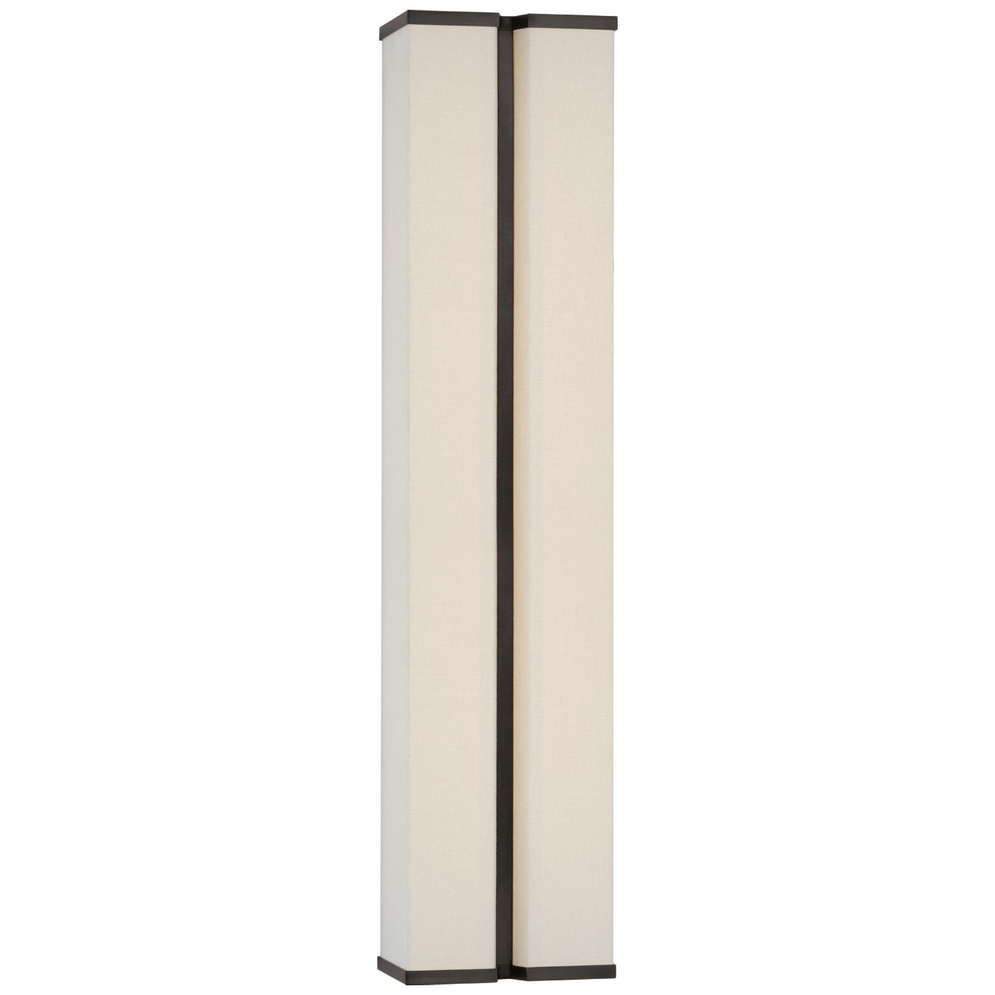 Visual Comfort Signature - PCD 2251BZ/L - LED Wall Sconce - Vernet - Bronze and Linen