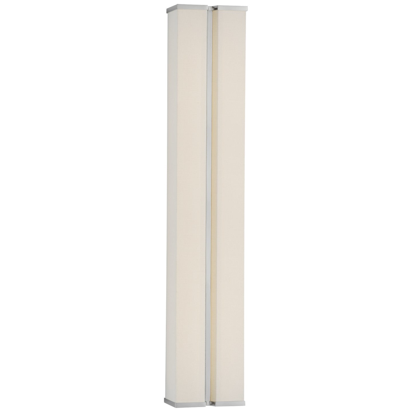 Visual Comfort Signature - PCD 2252PN/L - LED Wall Sconce - Vernet - Polished Nickel and Linen