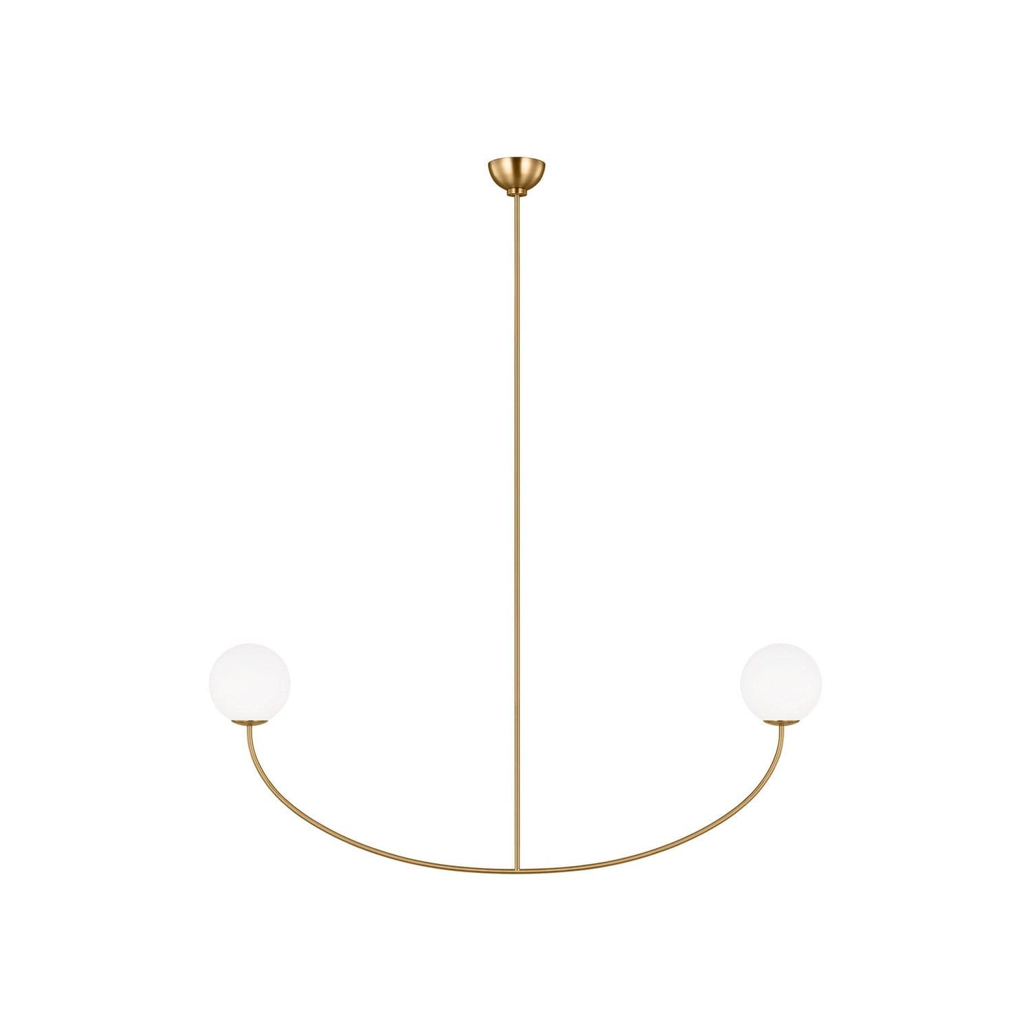 Visual Comfort Studio - AEC1132BBS - Two Light Linear Chandelier - Galassia - Burnished Brass