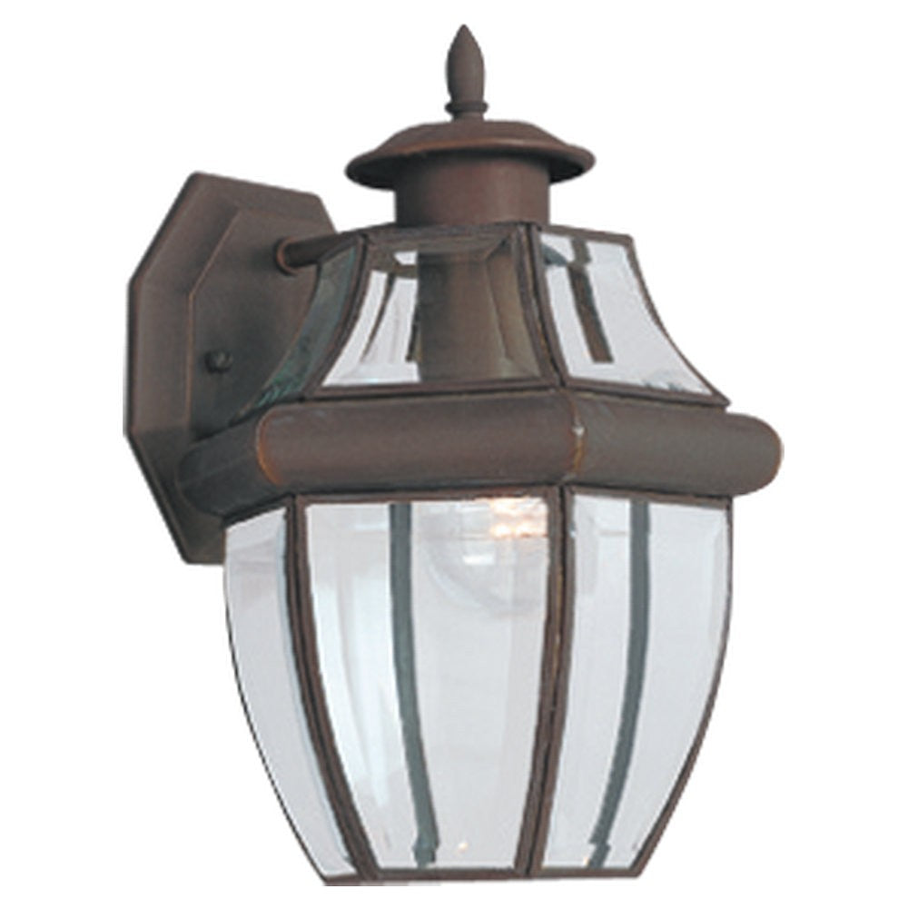 Generation Lighting. - 8038-71 - One Light Outdoor Wall Lantern - Lancaster - Antique Bronze