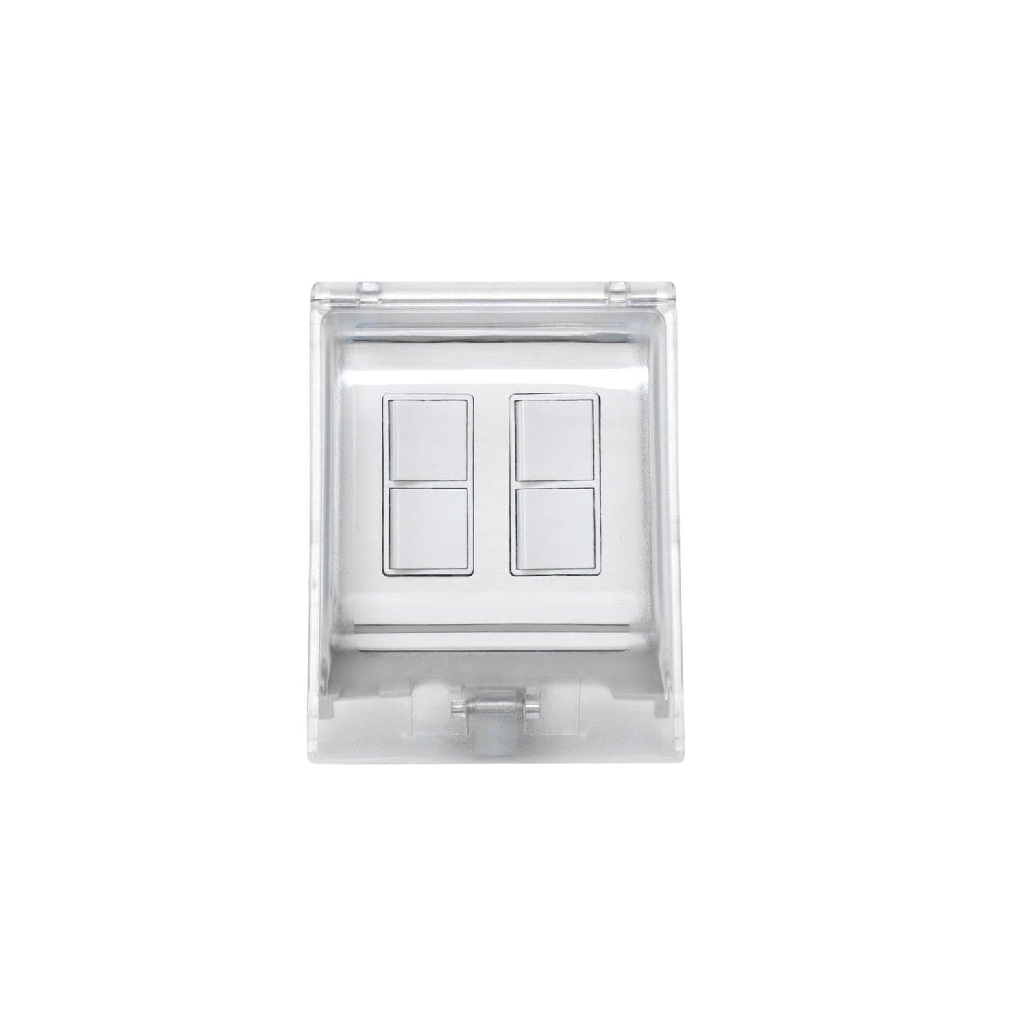 Eurofase - EFDWWPW - Dual Duplex Switch Weatherproof Flush Mount And Gang Box - White