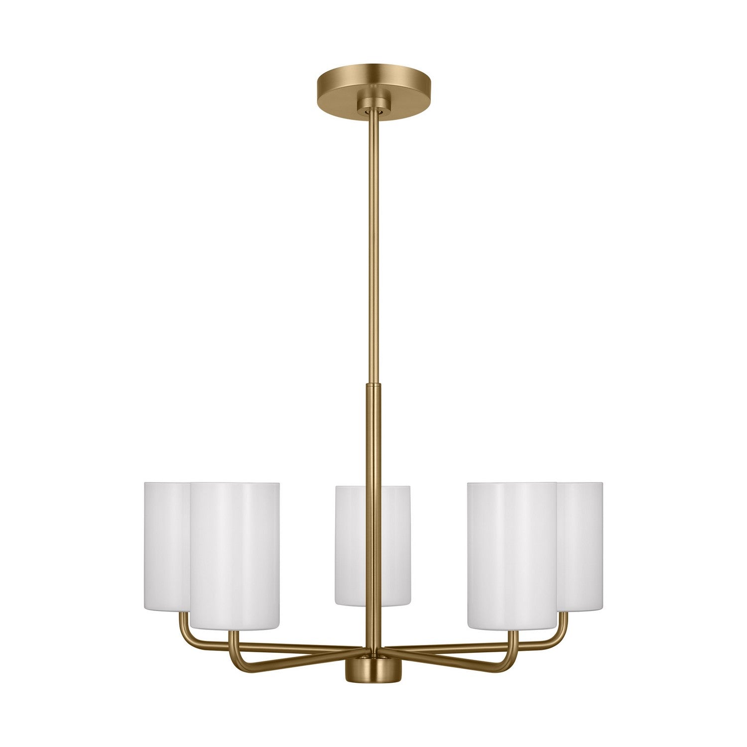 Generation Lighting. - GLC1015SB - Five Light Chandelier - Rhett - Satin Bronze