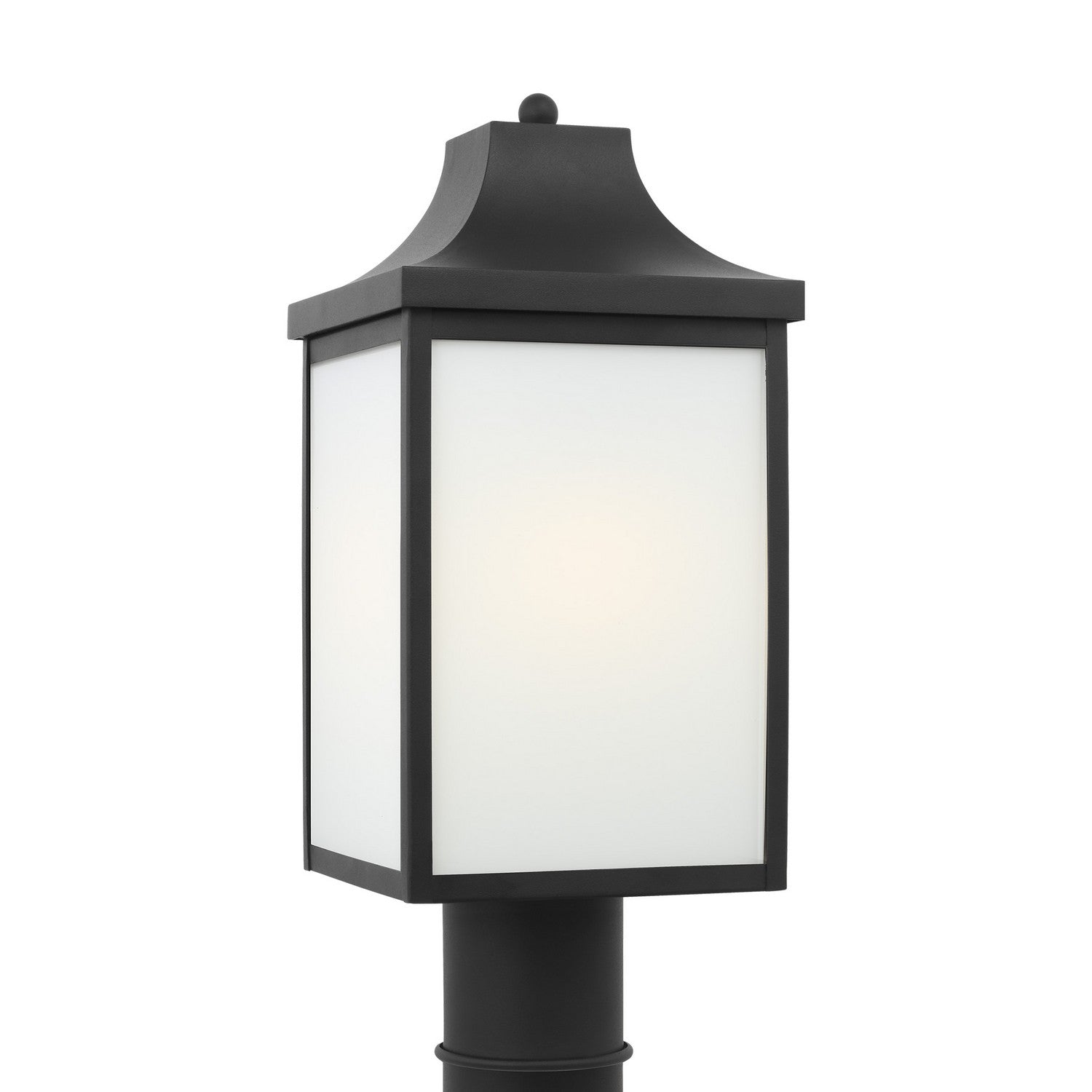 Generation Lighting. - GLO1051TXB - One Light Post Mount - Saybrook - Textured Black